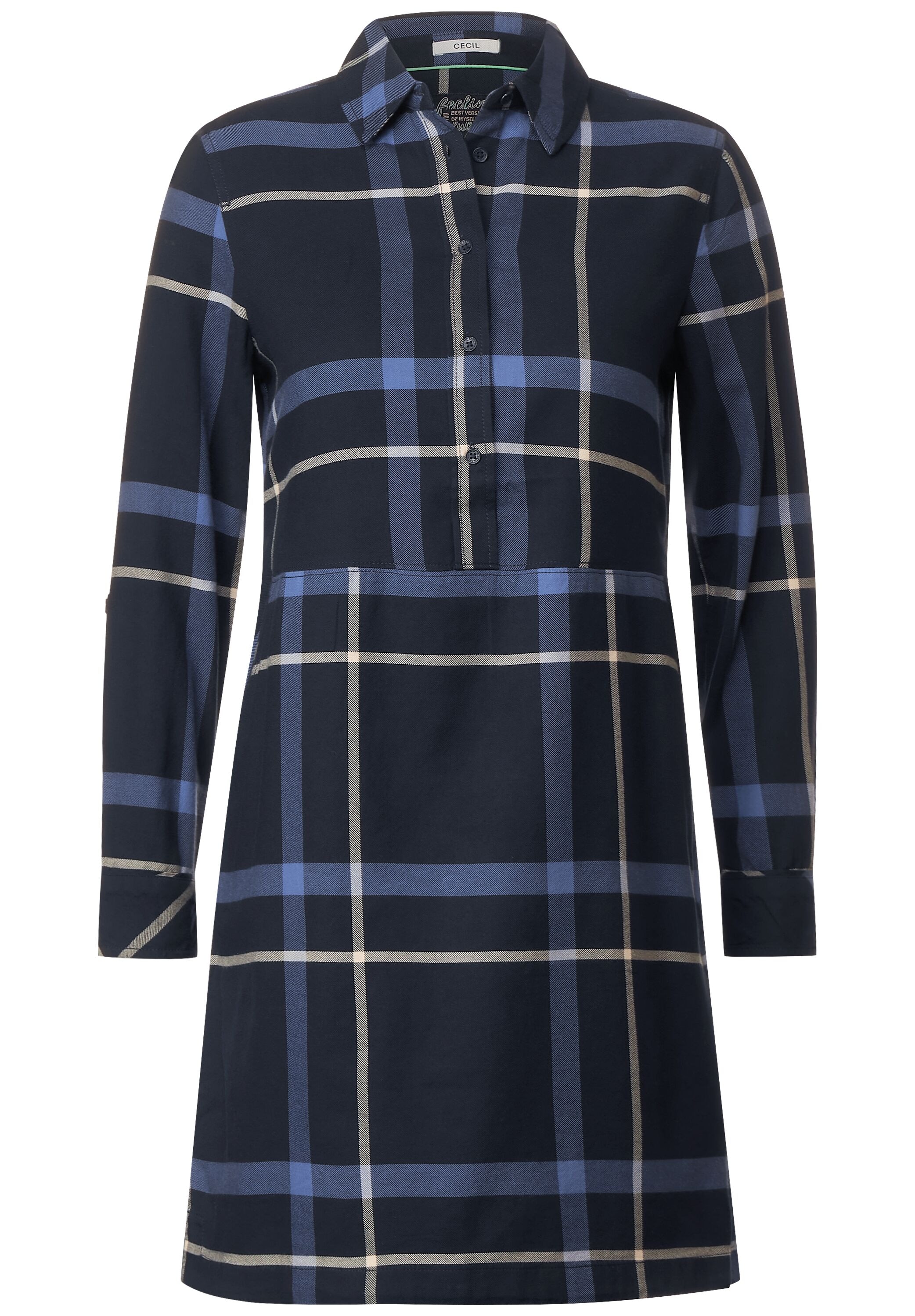 Cecil Blusenkleid »Flannel Check kaufen online Dress«