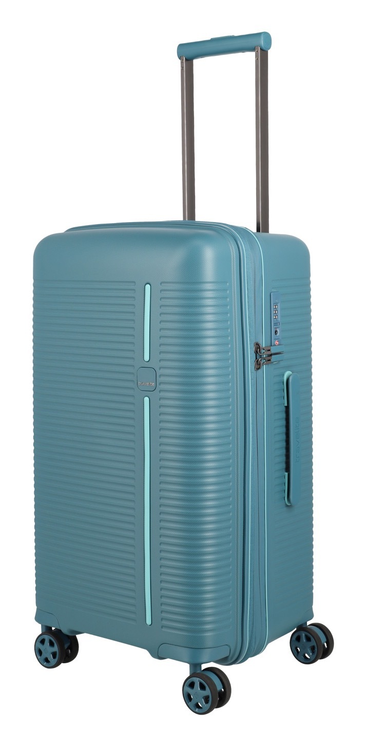 travelite Hartschalen-Trolley »ROOMER Trunk, in zwei Größen und verschiedenen Farben«, 4 Rollen, Reisegepäck Hartschalen-Koffer TSA-Schloss Trunk Trolley M und L