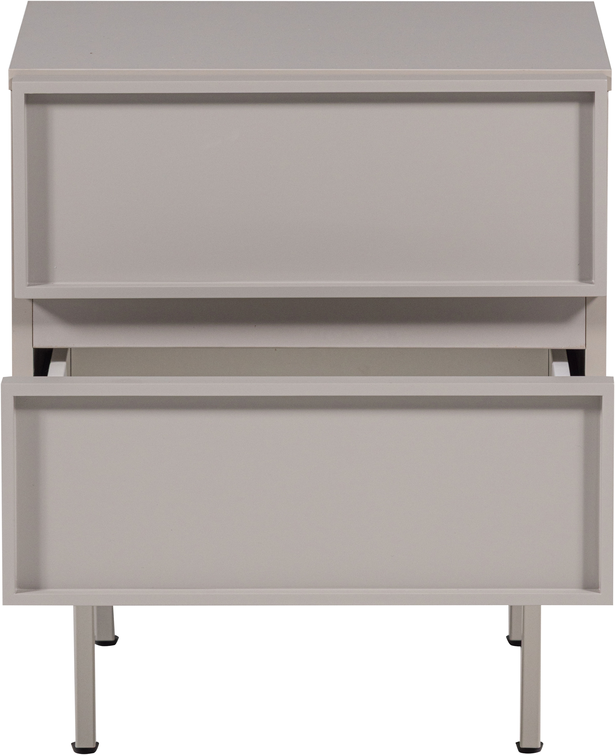 WOOOD Nachtkommode »Tours mit kompakter Ausführung und Melamin-MDF B 45 x T 42 x H 51 cm« Schmutzabweisende Oberfläche, Tragkraft Deckplatte 50 kg