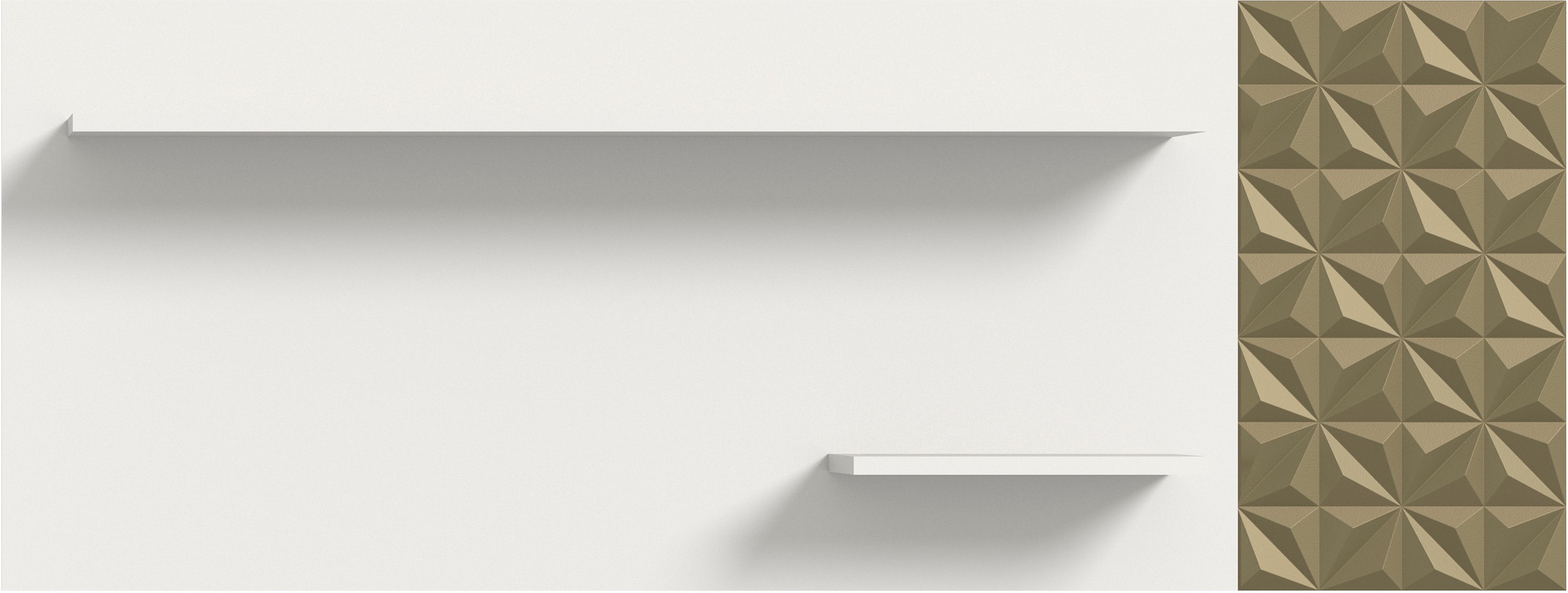 INOSIGN Wandboard »Vicenza, Breite 140 cm, Ornamentabsetzung, 2 Ablageböden günstig online kaufen