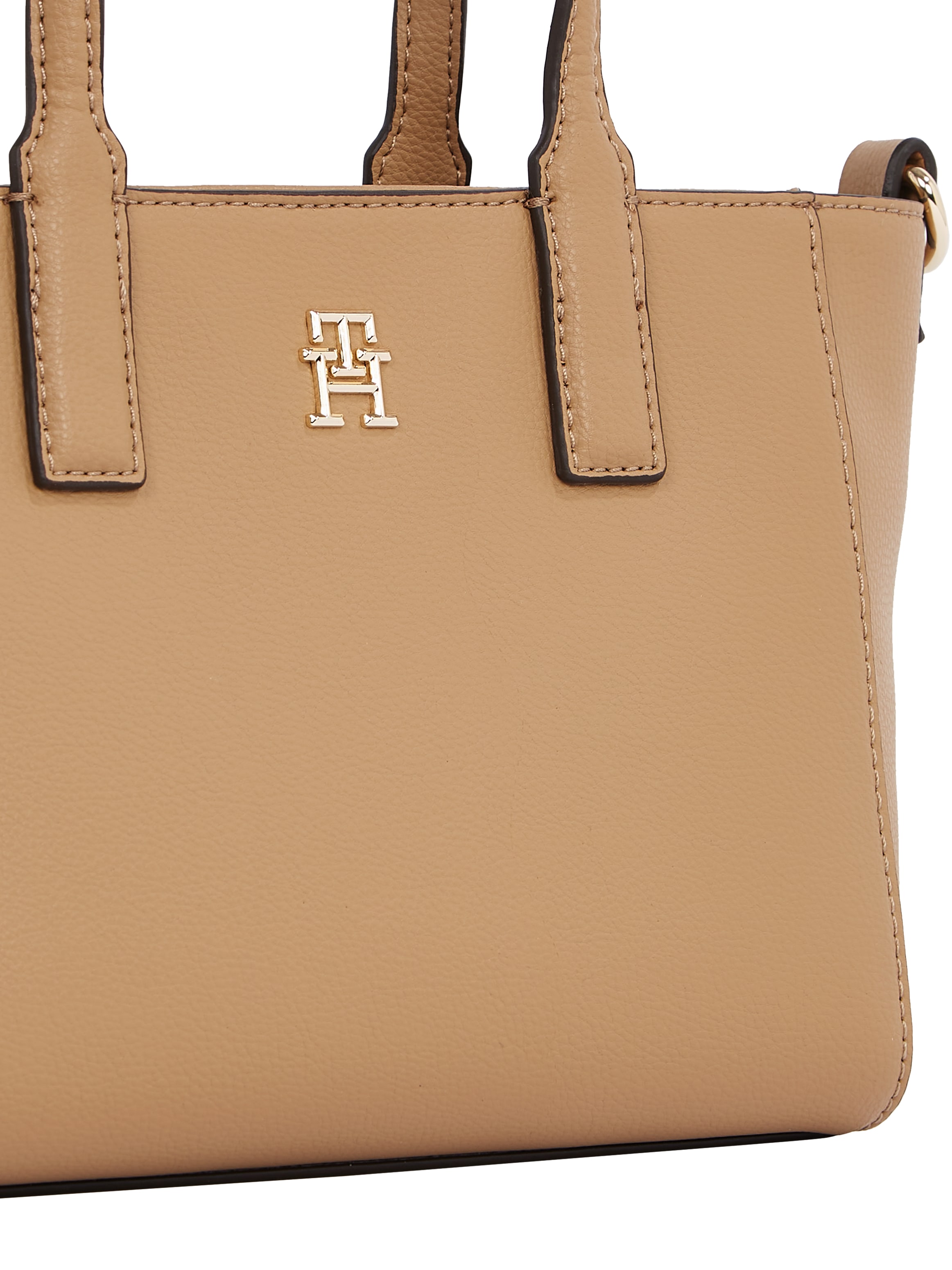 Tommy Hilfiger Shopper »TH SOFT LOGO MINI TOTE«, Damen Beuteltasche, Henkeltasche, Schultertasche mit TH-Logo