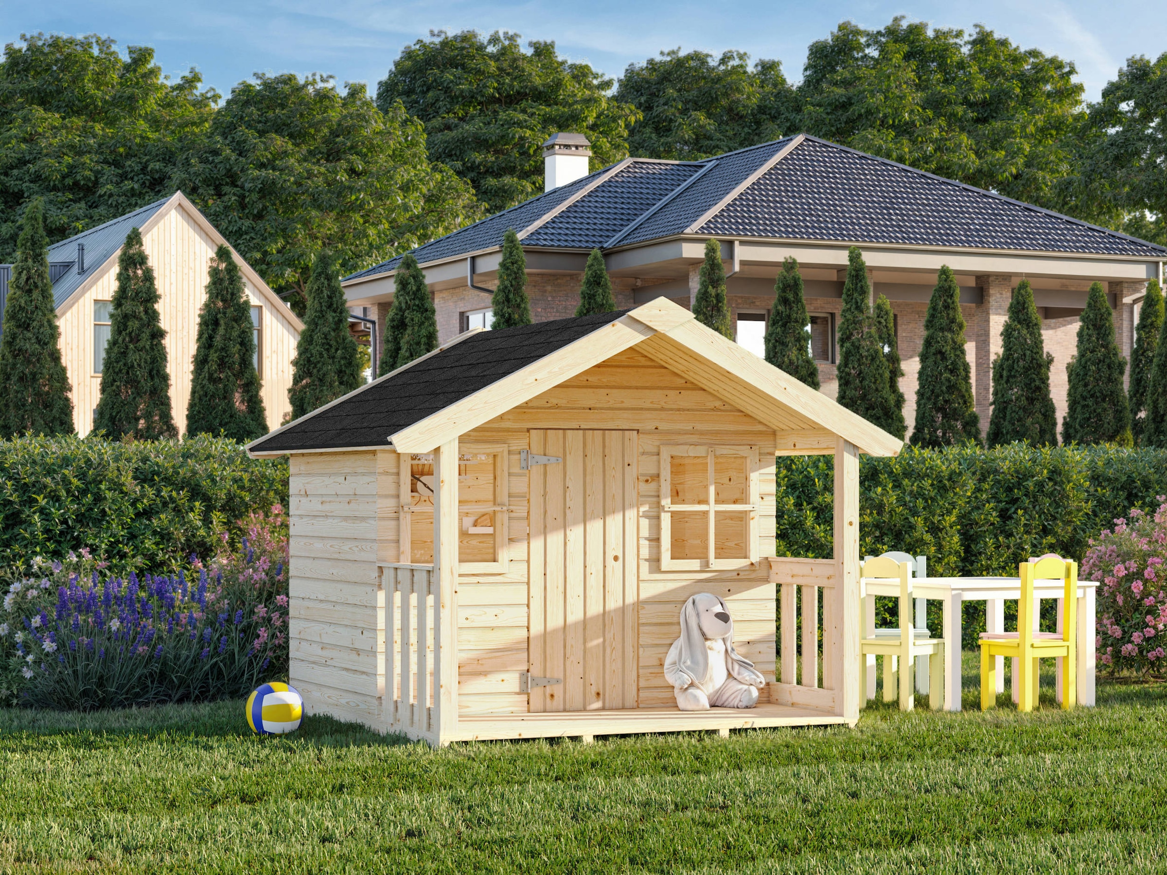 Palmako Spielhaus »Felix 1,9 m²« BxTxH: 216x184x168 cm