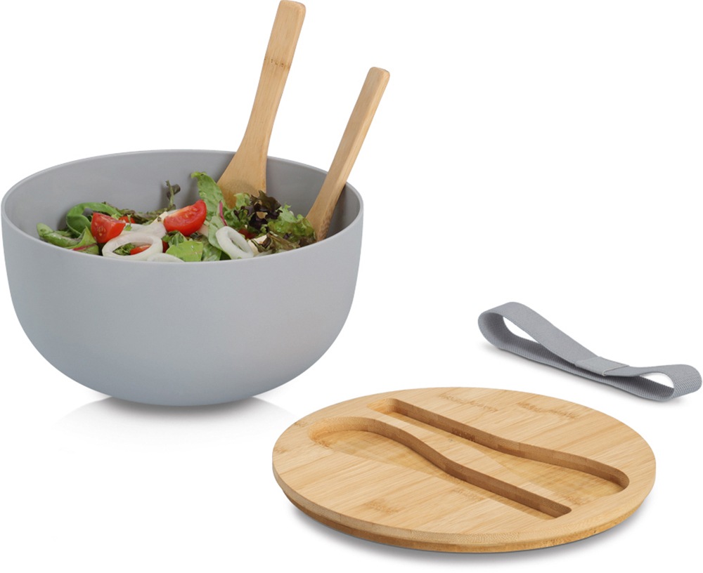Zeller Present Salatschüssel »XARTA, Set 4-teilig«, 4 tlg., aus Kunststoff, hochwertiges natürliches Material