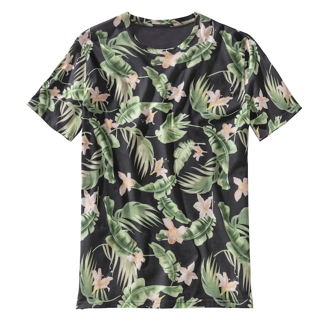 mit bei Beachtime Palmenblättern T-Shirt, online bedruckt
