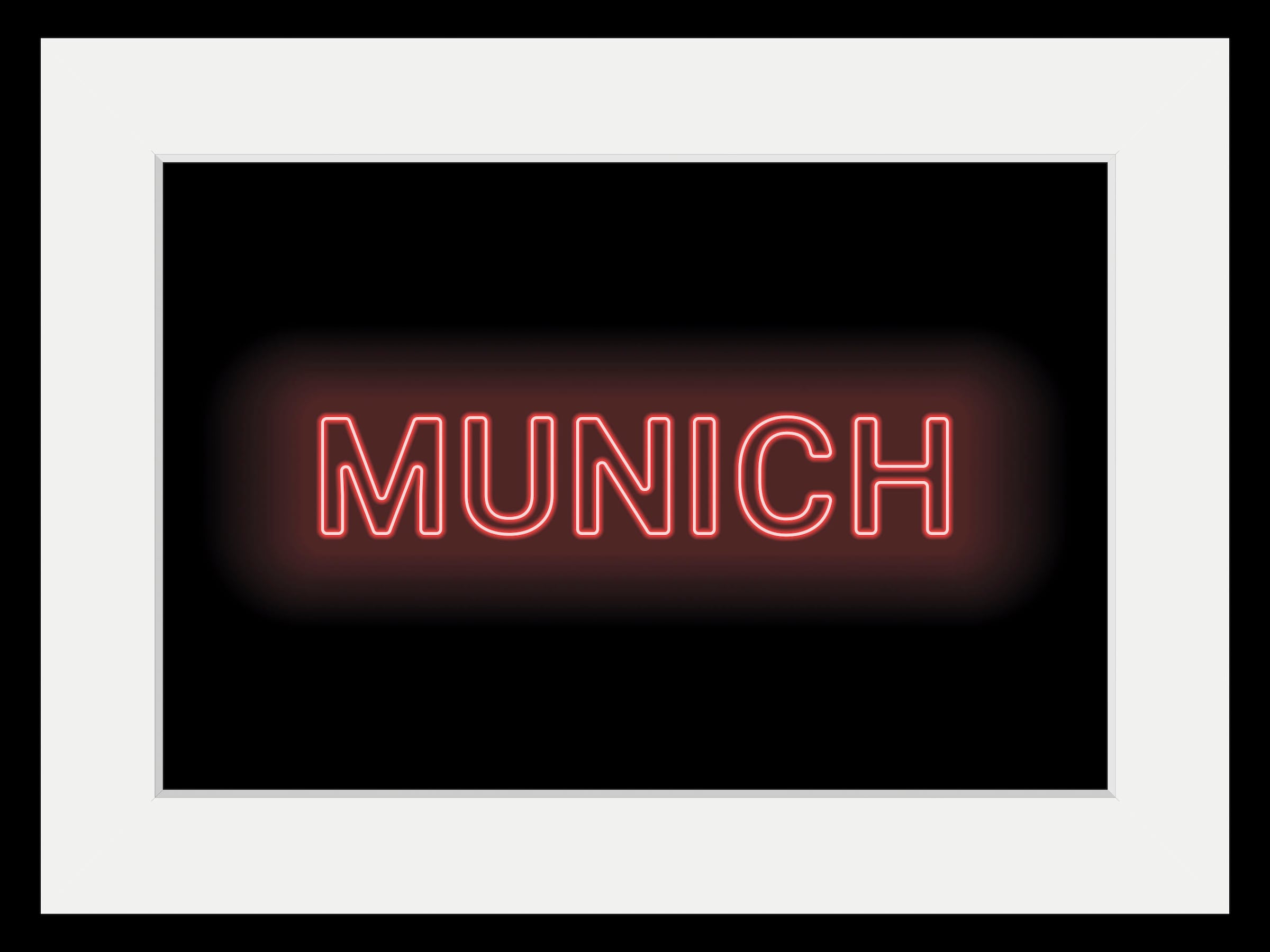 queence Bild »MUNICH LIGHTS«, Städte-München-Schriftzug, (1 St.), HD Premiu günstig online kaufen