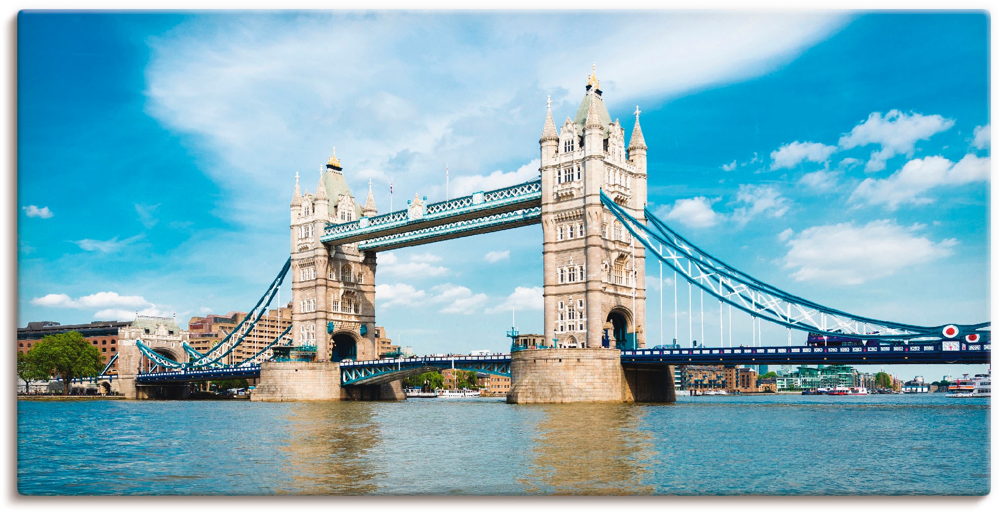 Artland Wandbild »London Tower Bridge«, Brücken, (1 St.), als Alubild, Outd günstig online kaufen