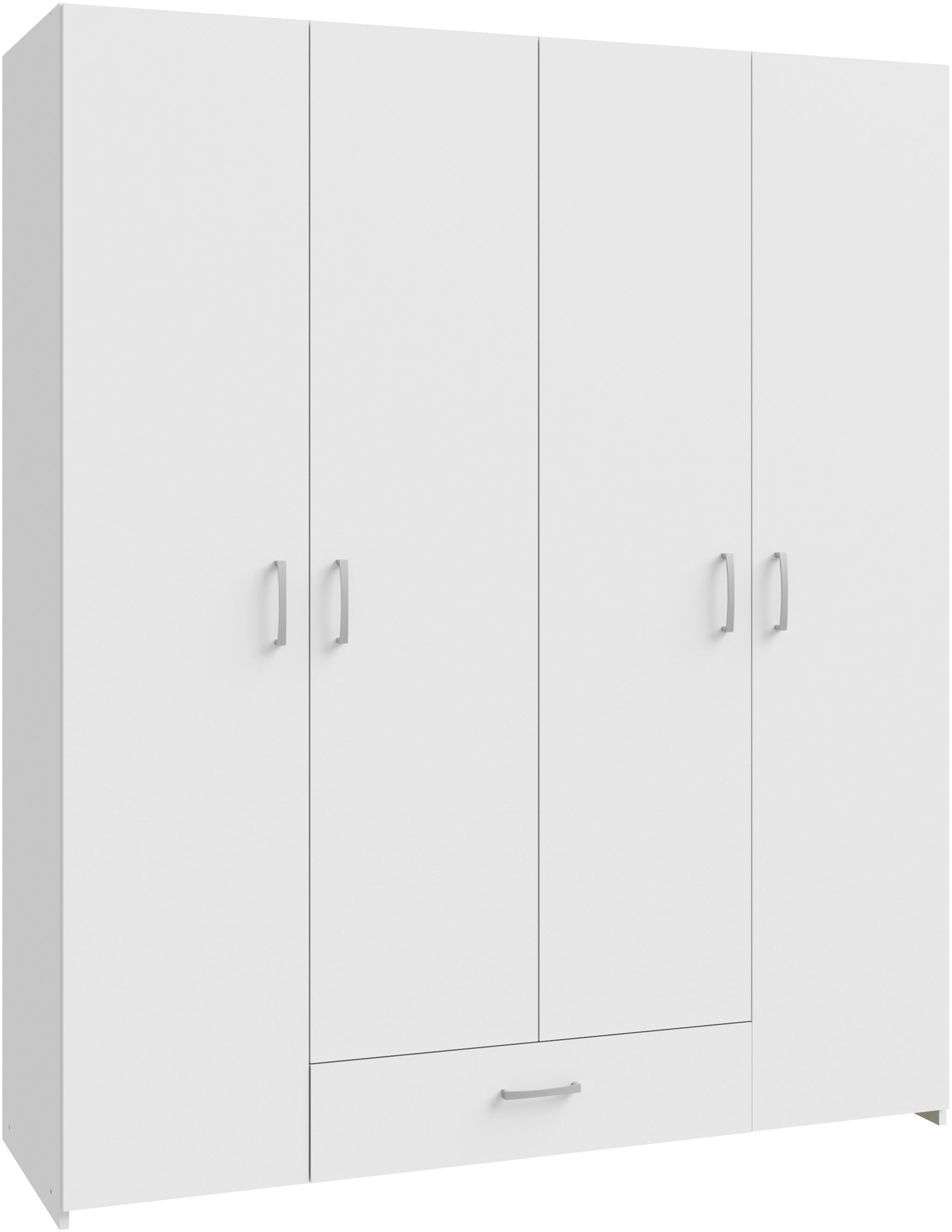 FORTE Drehtürenschrank »Econobox« Drehtürenschrank, zeitloses Design mit al günstig online kaufen