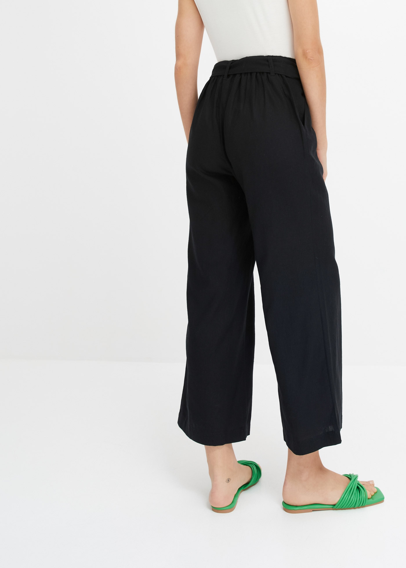 bonprix Culotte »Culotte aus luftigem Leinen-Mix«  Culotte aus luftigem Leinen-Mix
