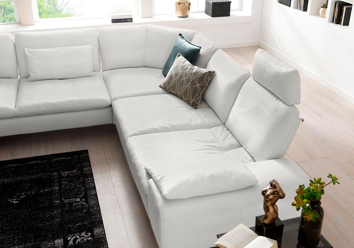 W.SCHILLIG Ecksofa »valentinoo, Designsofa, elegant und bequem, L-Form«, (Set), mit Sitztiefenverstellung, Breite 318 cm