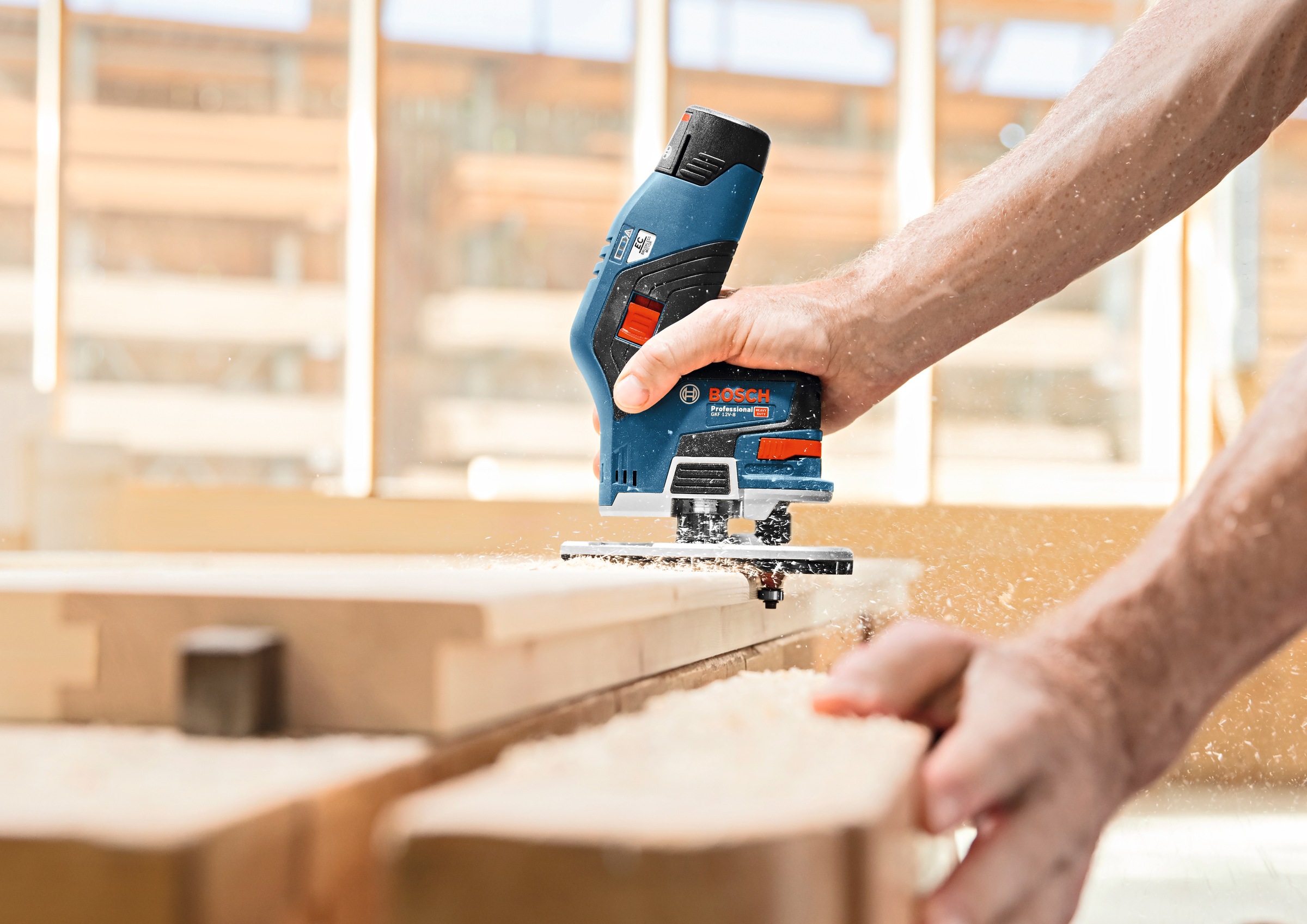 Bosch Professional Akku-Fräse »GKF 12V-8«, ohne Akku