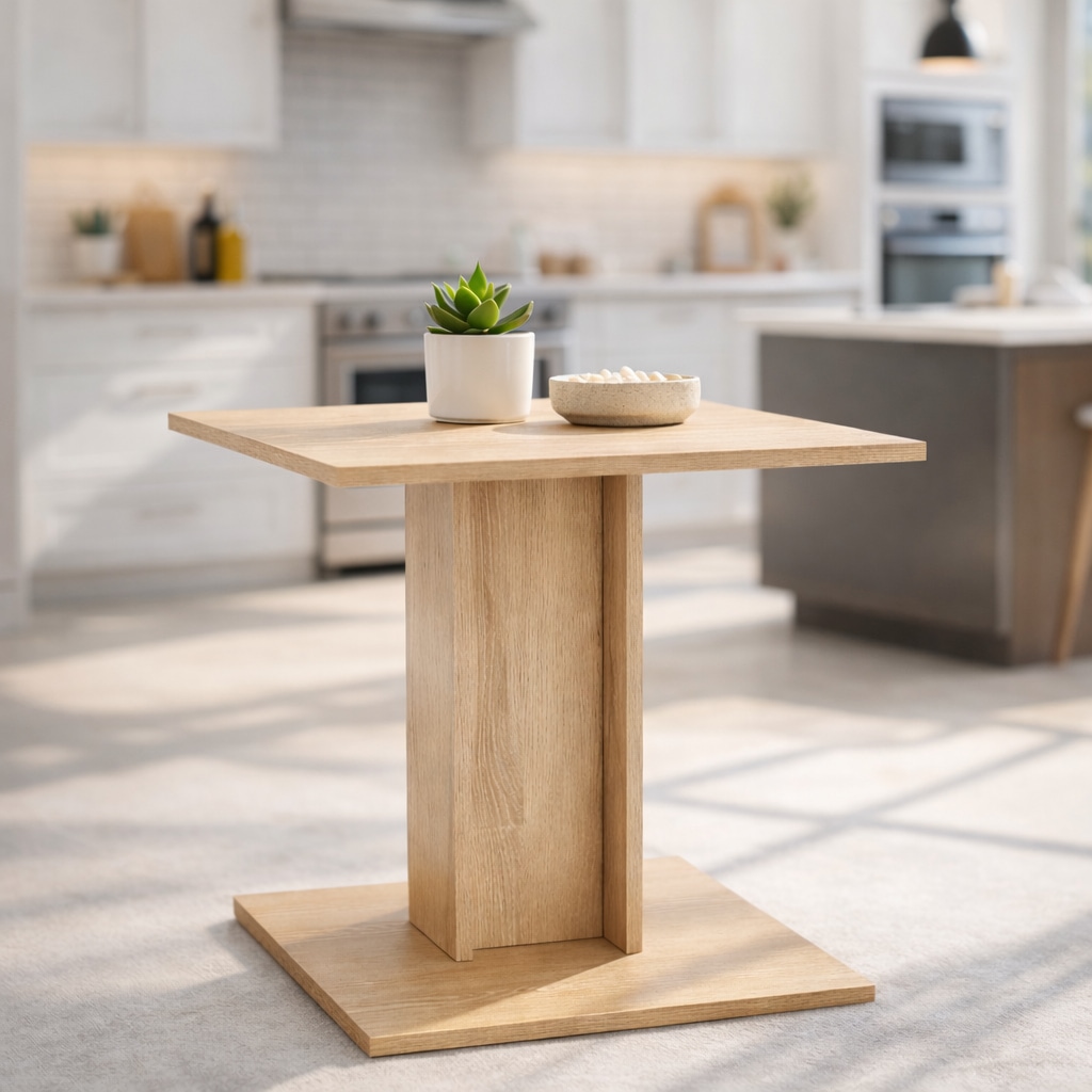 OTTO home Esstisch »Square Säulentisch, Küchentisch, Bistrotisch, Kompakt-Esstisch« Quadratischer Esstisch; verschiedene Farben erhältlich; Breite: 70 cm