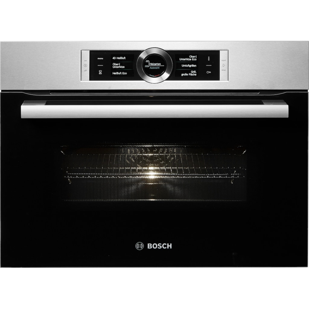 BOSCH Backofen mit Mikrowelle »CMG636BS1«, CMG636BS1, ecoClean Direct