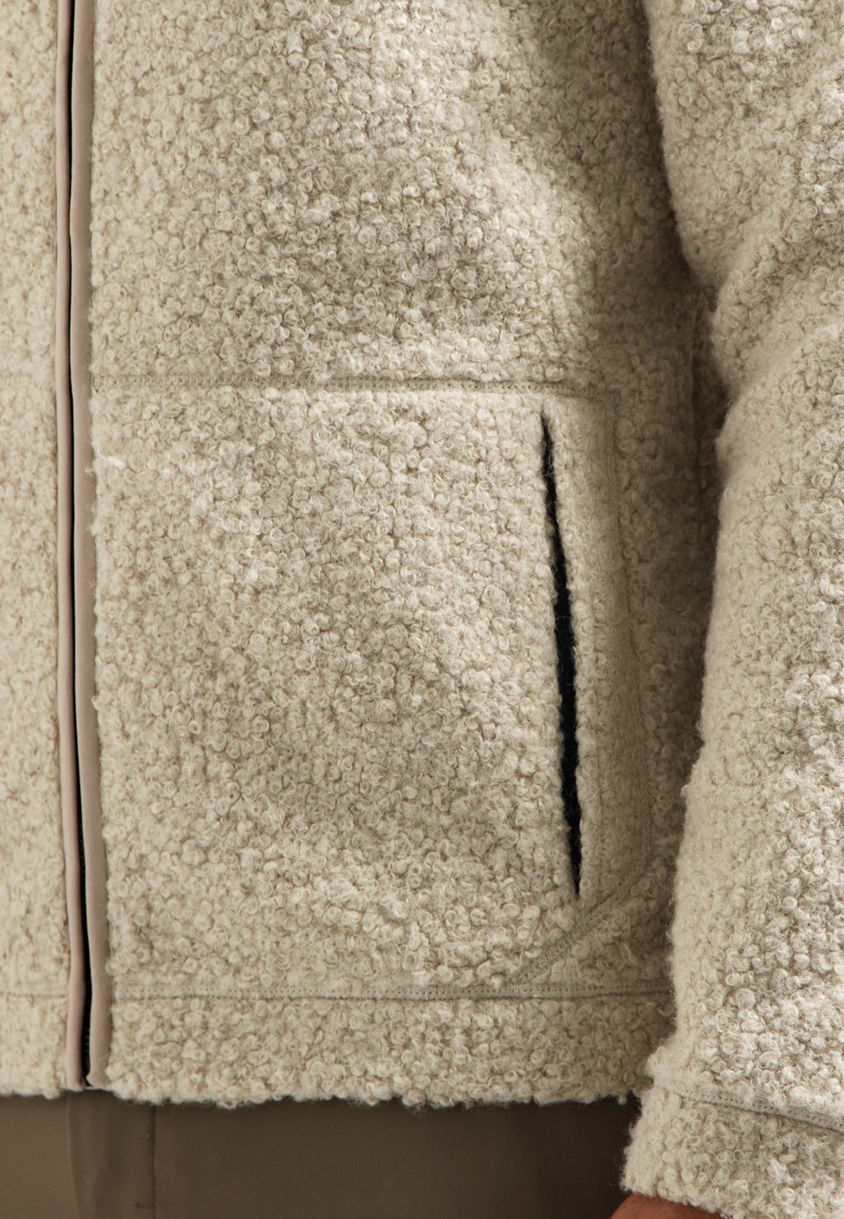 NO EXCESS Sweater »No Excess Teddy-Sweatjacke«