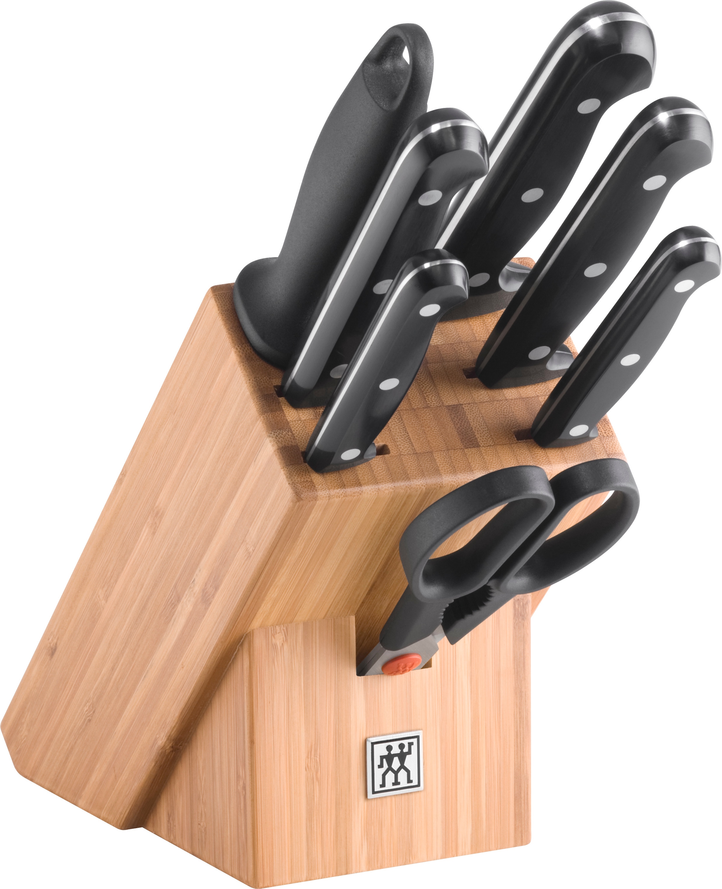Zwilling Messerblock »TWIN Chef 2« 8 Stk. Messerblock mit 5 Messern + 1 Sch günstig online kaufen