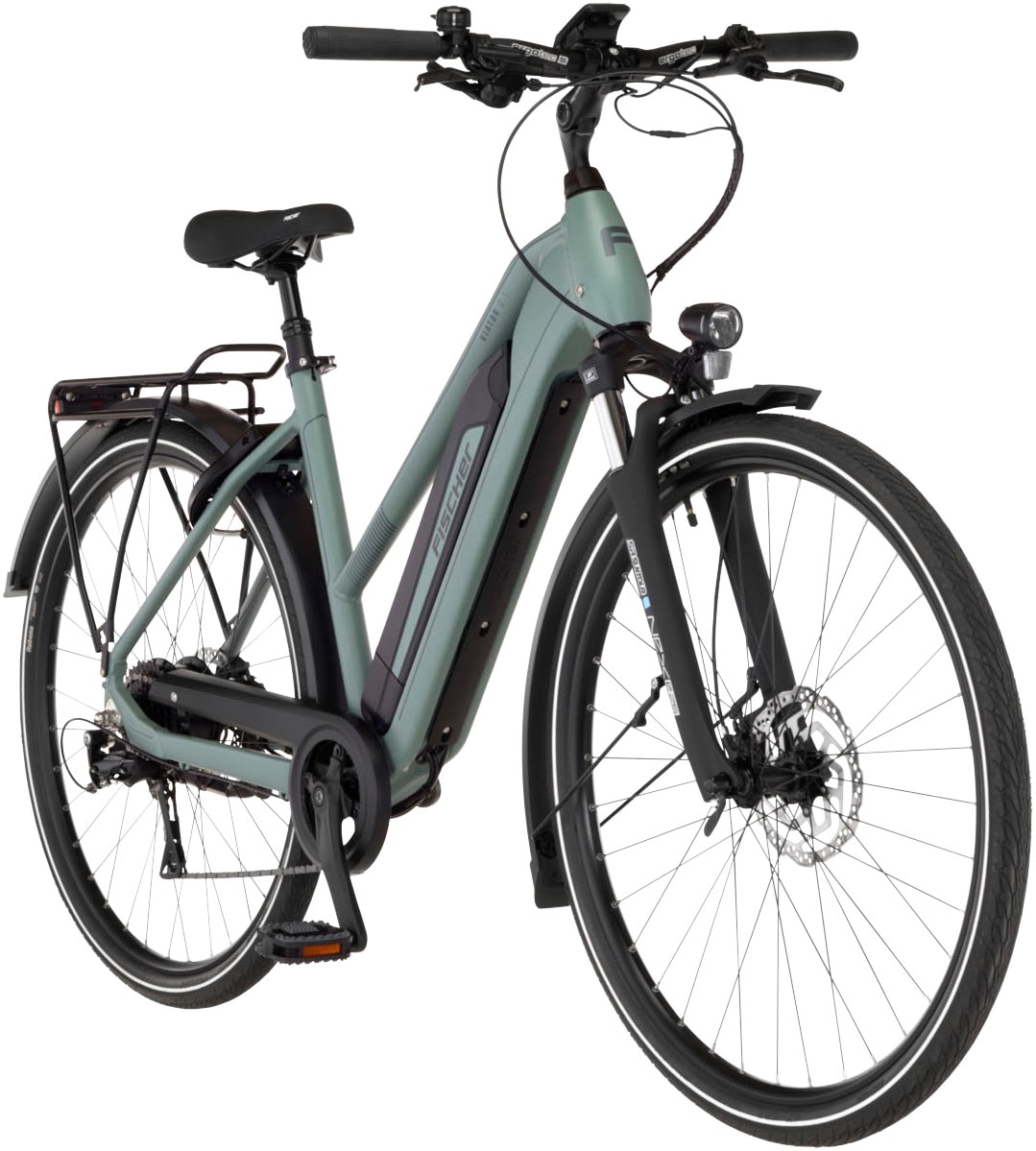 FISCHER Fahrrad »VIATOR 2.1 459« 8 Gang Shimano ACERA Schaltwerk Heckmotor mit Akku-Ladegerät;mit Werkzeug,  Pedelec, Elektrofahrrad für Damen und Herren