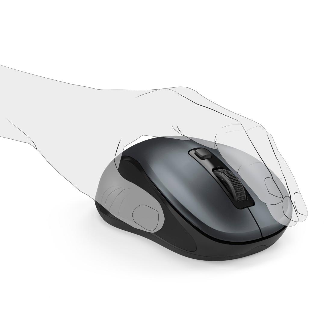 Hama Maus »Bluetooth® Maus "Canosa V2", Anthrazit«