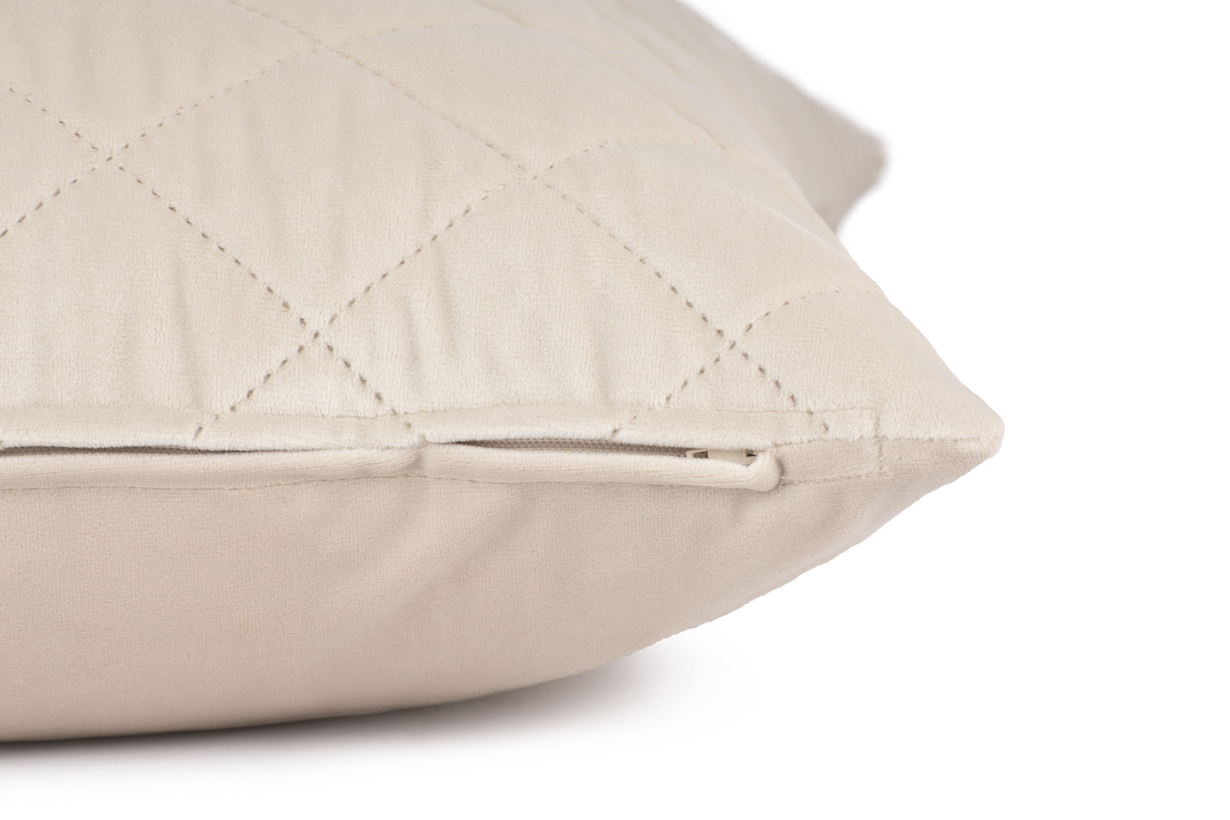 TOM TAILOR HOME Dekokissen »FrenchVelvet Quilt«, Kissenhülle ohne Füllung, 1 Stück
