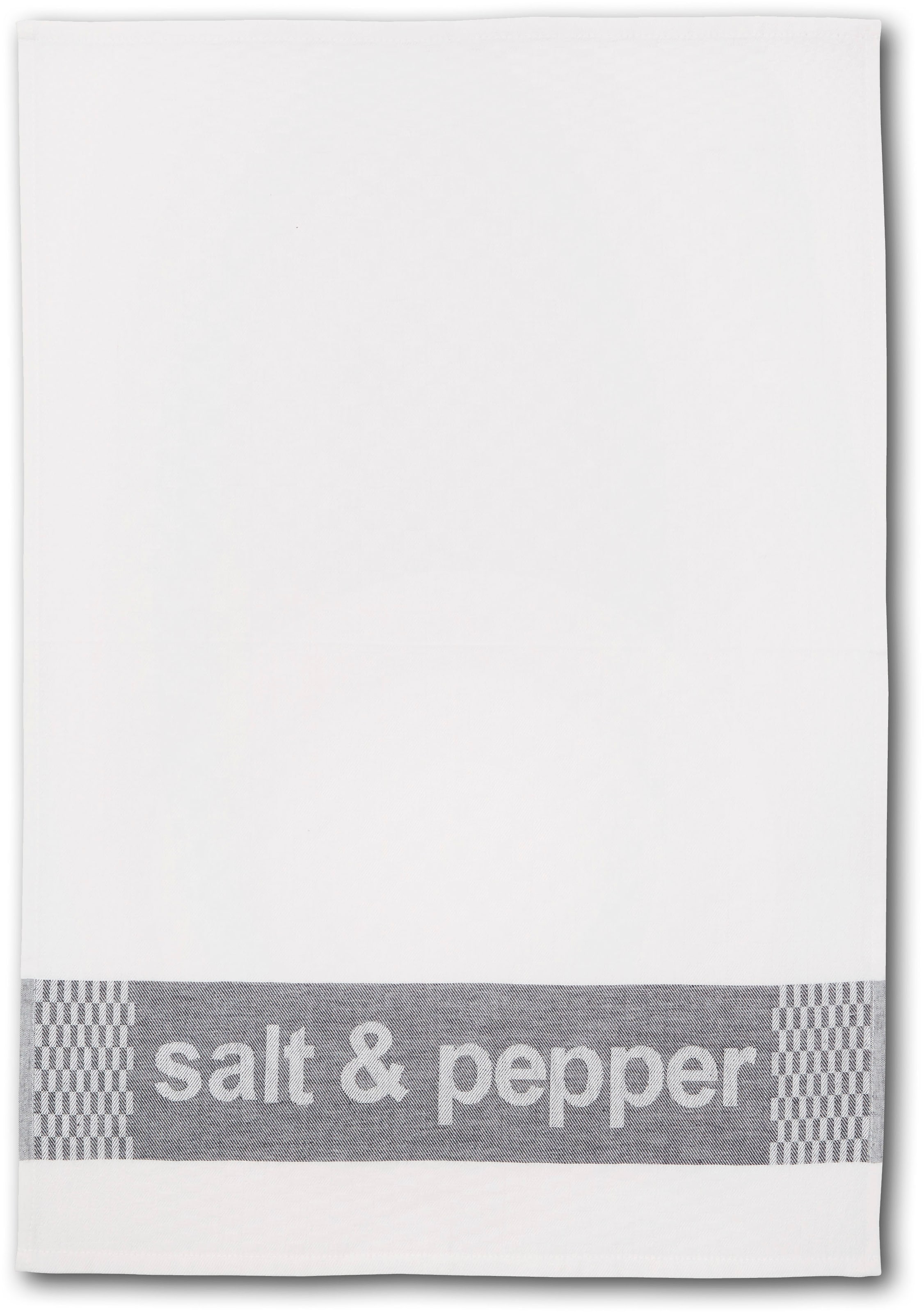 Dyckhoff Geschirrtuch »Salt & Pepper, Maße je Tuch ca. 50x70 cm«, (Set, 3 tlg.), mit drei verschiedenen Motiven