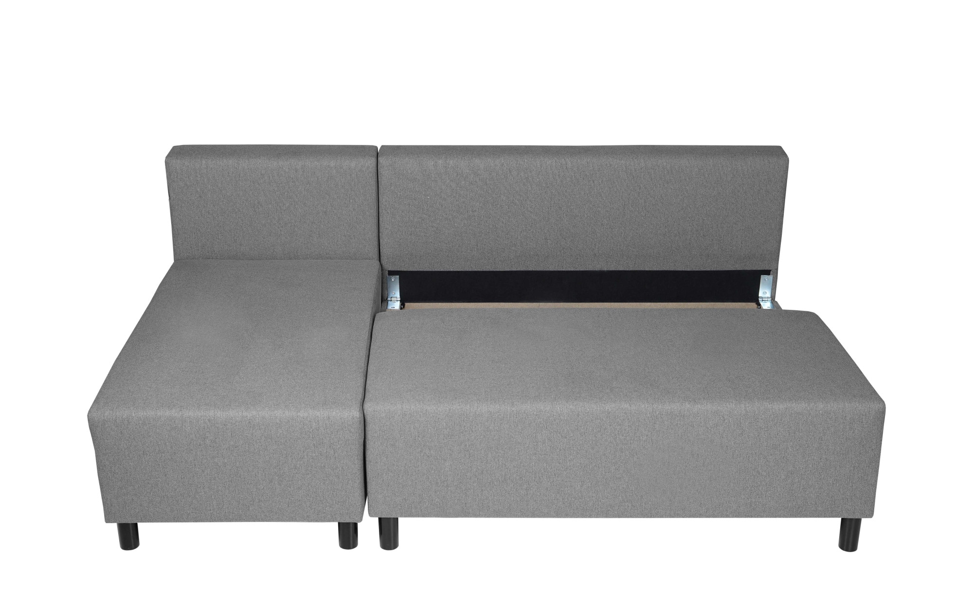 INOSIGN Ecksofa »IWALANI, Schlafsofa mit Bettkasten, Recamiere beidseitig montierbar«, L-Form, B/T/H 199/135/83 cm, Struktur weich & Velvet
