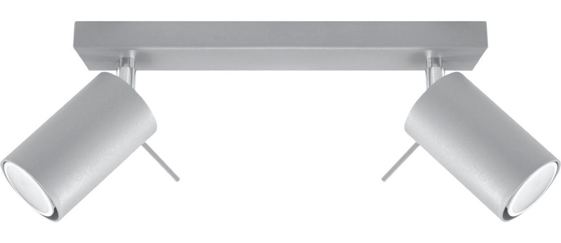 SOLLUX lighting Deckenleuchte »RING«, 2 flammig, Leuchtmittel GU10   ohne L günstig online kaufen