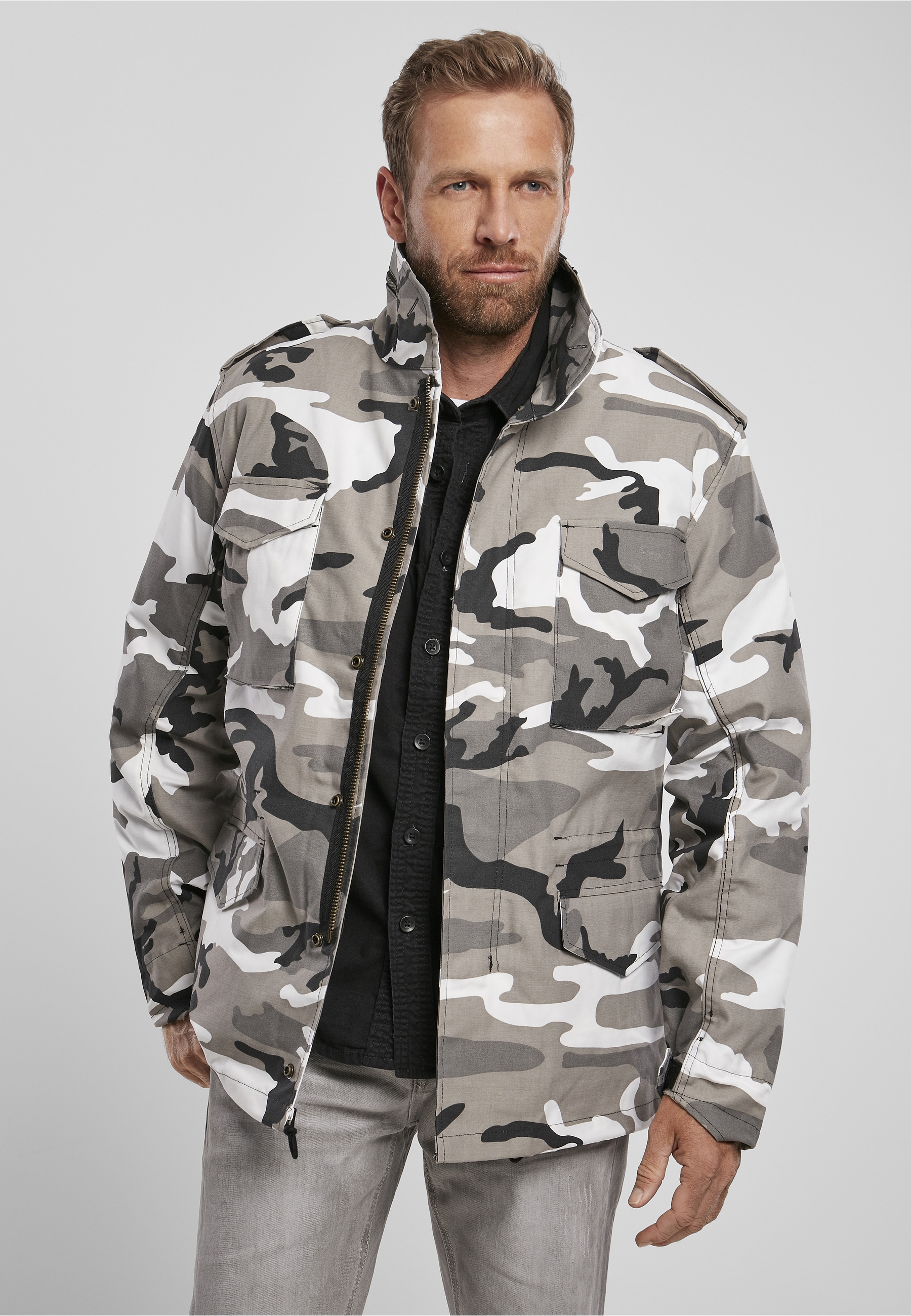 Brandit Allwetterjacke »Brandit Herren M-65 Field Jacket« 1 Stk. tlg. ohne Kapuze