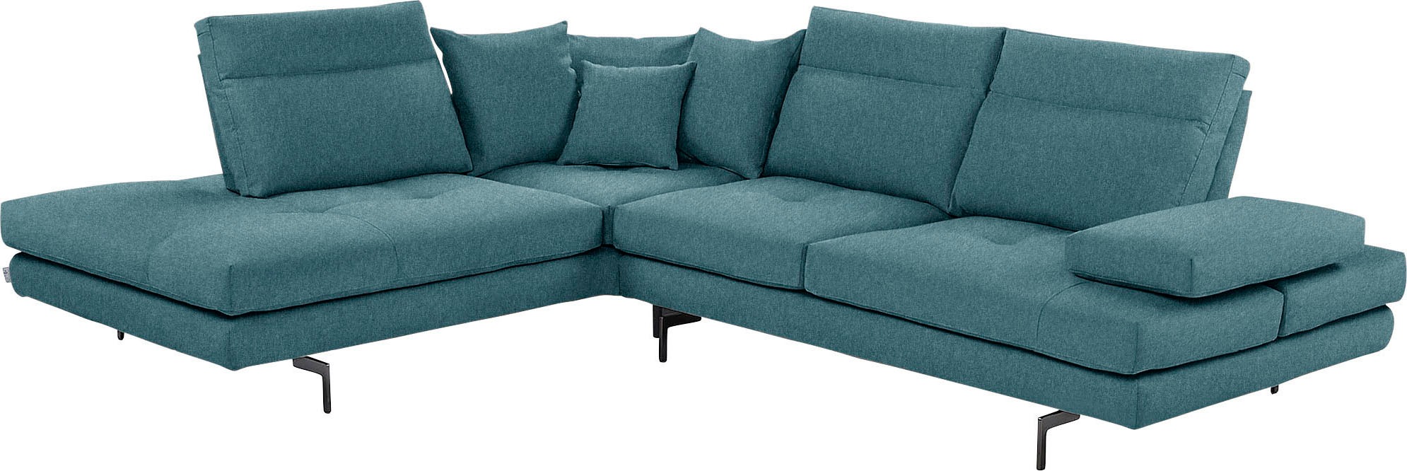 CALIA ITALIA Ecksofa »Toby Wing, Komfortsofa mit Sitzkomfort der Extraklass günstig online kaufen