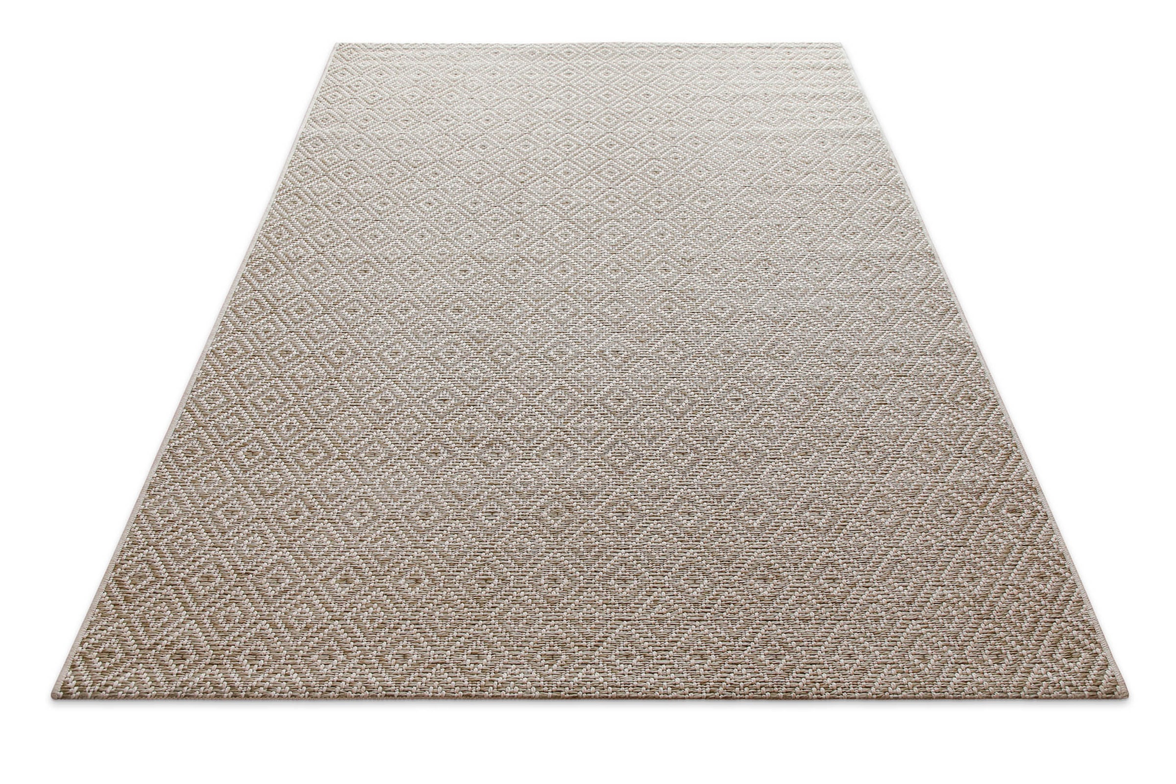 Wecon home Teppich »Buhai« rechteckig 3 mm Höhe ultraflacher Schmutzfangläufer, rutschfest, waschbar, wetterfest