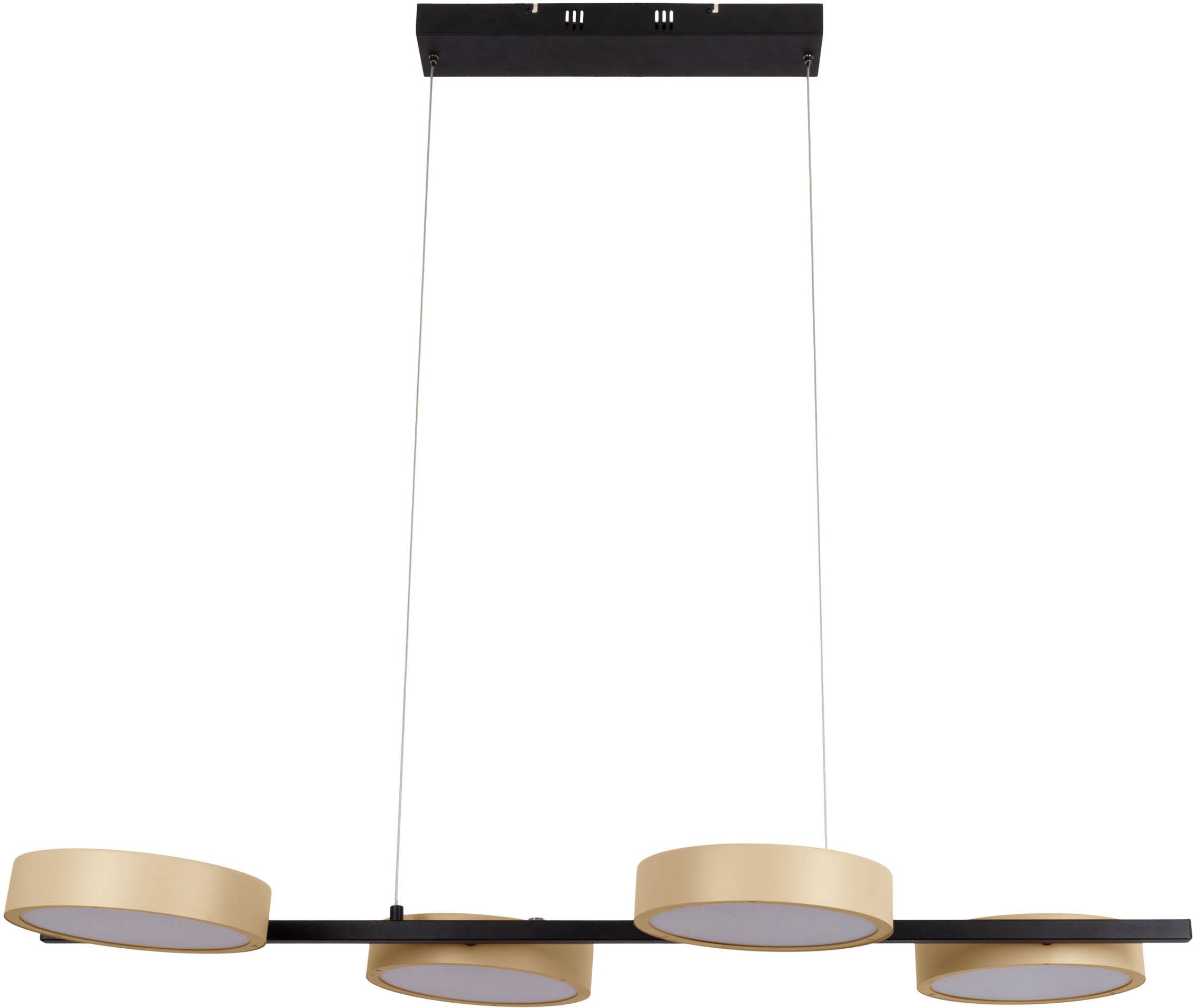näve LED Pendelleuchte »Tessa«, 4 flammig, Leuchtmittel LED-Modul | LED wechselbar, dimmbar per Touch, inkl. CCT-Funktion, warmweiß/neutralweiß/kaltweiß