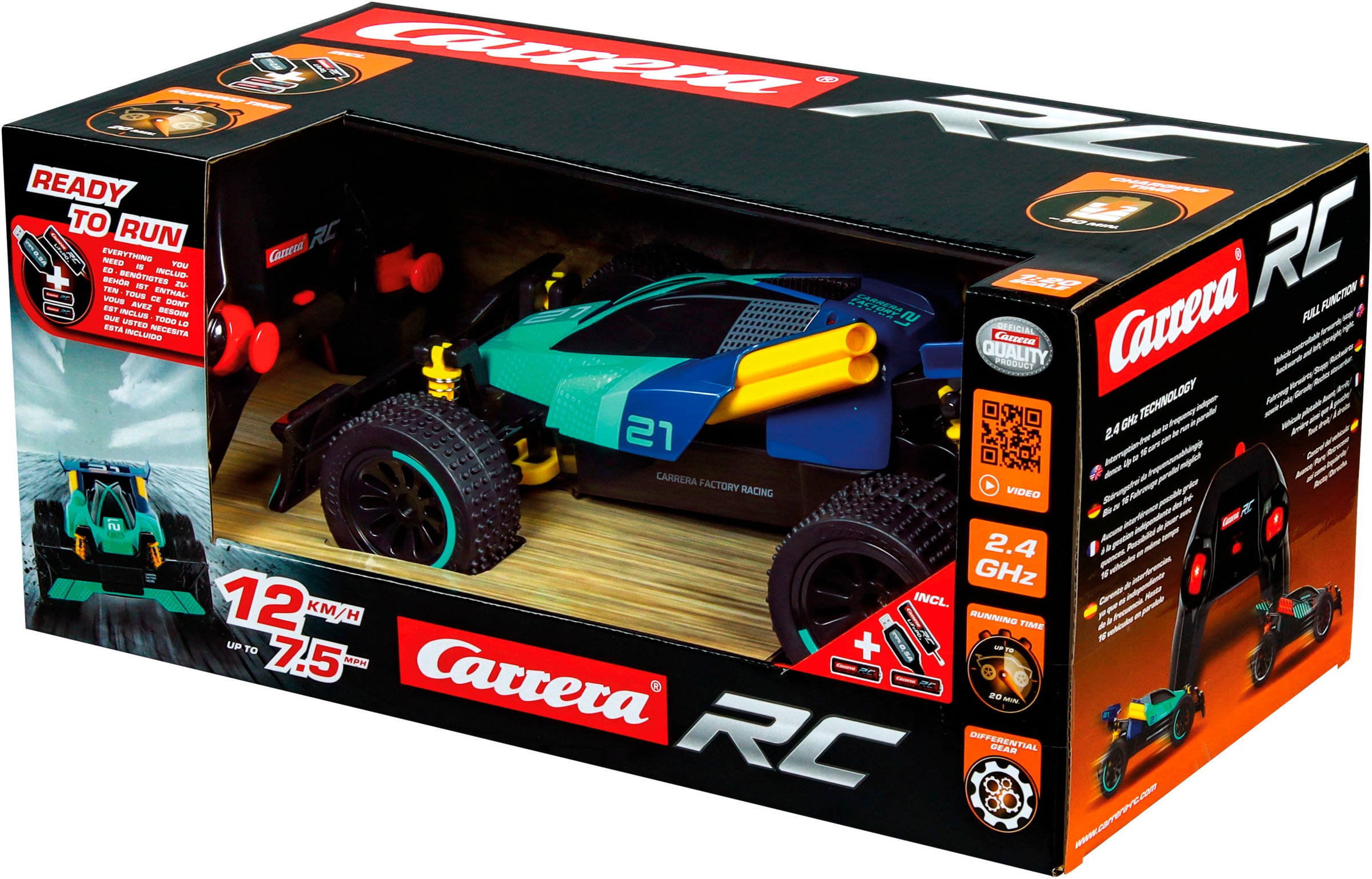 Carrera® RC-Auto »Carrera® RC, Factory Racing #21, 2,4 GHz«