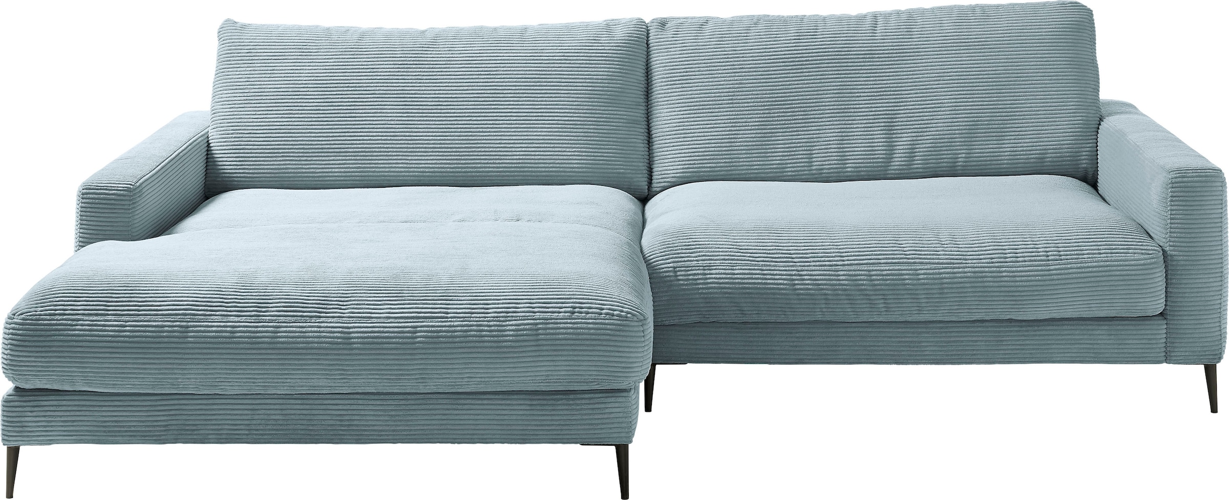 Home affaire Ecksofa »Downtown, B/T/H: 272/190/84 cm L-Form« weicher Sitzko günstig online kaufen