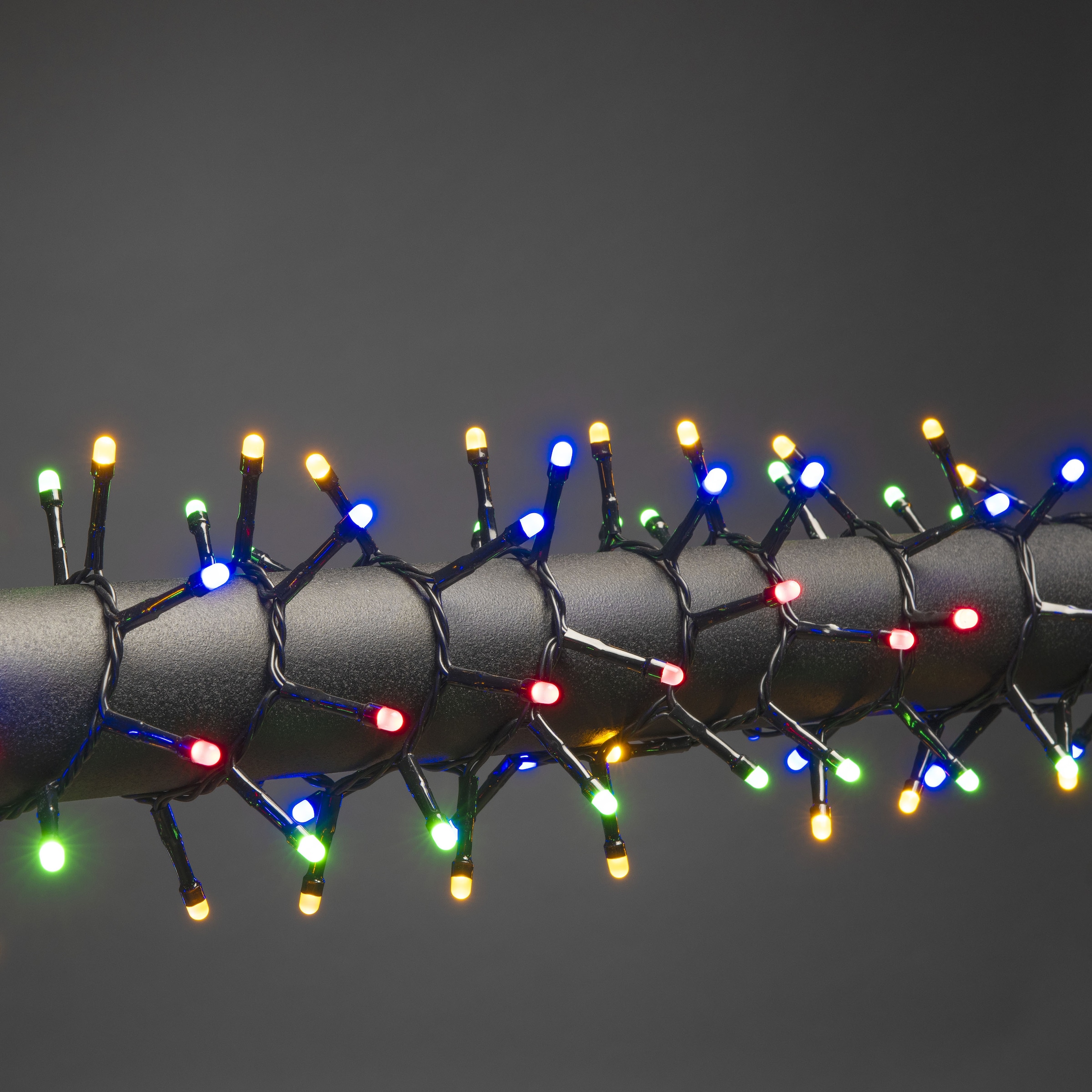 KONSTSMIDE LED-Lichterkette »Weihnachtsdeko aussen«, 800 St.-flammig, Micro LED Compactlights, 800 bunte Dioden