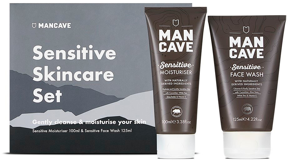 MAN CAVE Gesichtspflege-Set »Sensitive Skincare Set«, (Set, 2 tlg.), für  empfindliche Männerhaut online kaufen