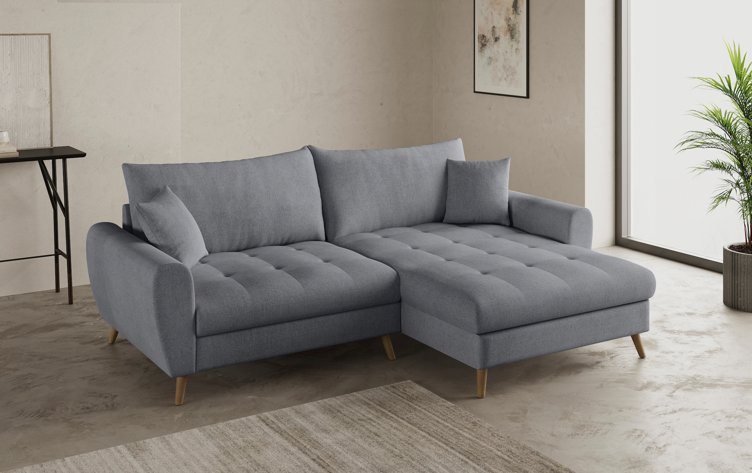 Mr. Couch Ecksofa »Blackburn II, L-Form«, Mit Kaltschaumpolsterung bis 140 kg belastbar