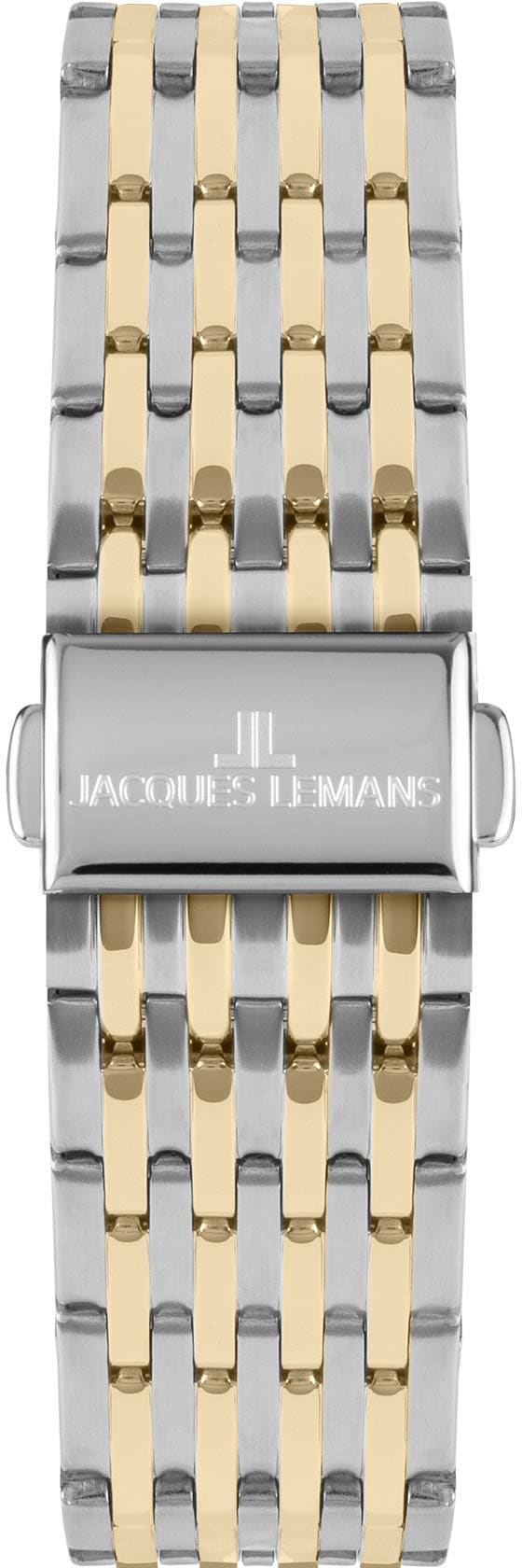Jacques Lemans Chronograph »London«, Quarzuhr, Armbanduhr, Herrenuhr, Edelstahlarmband, Stoppfunktion, Tag