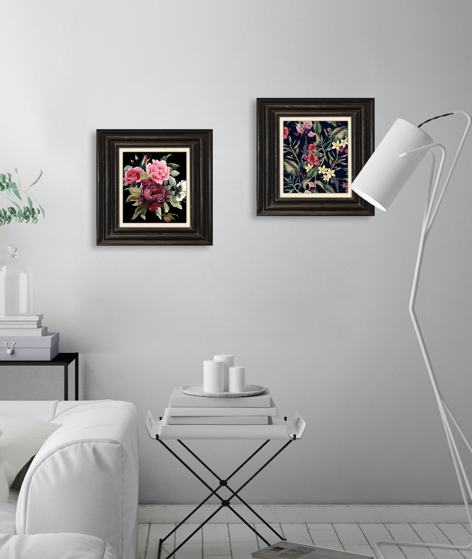 queence Leinwandbild »Blumen«, Kunst-Blumen-Blumenbilder-Stillleben-Garten- günstig online kaufen