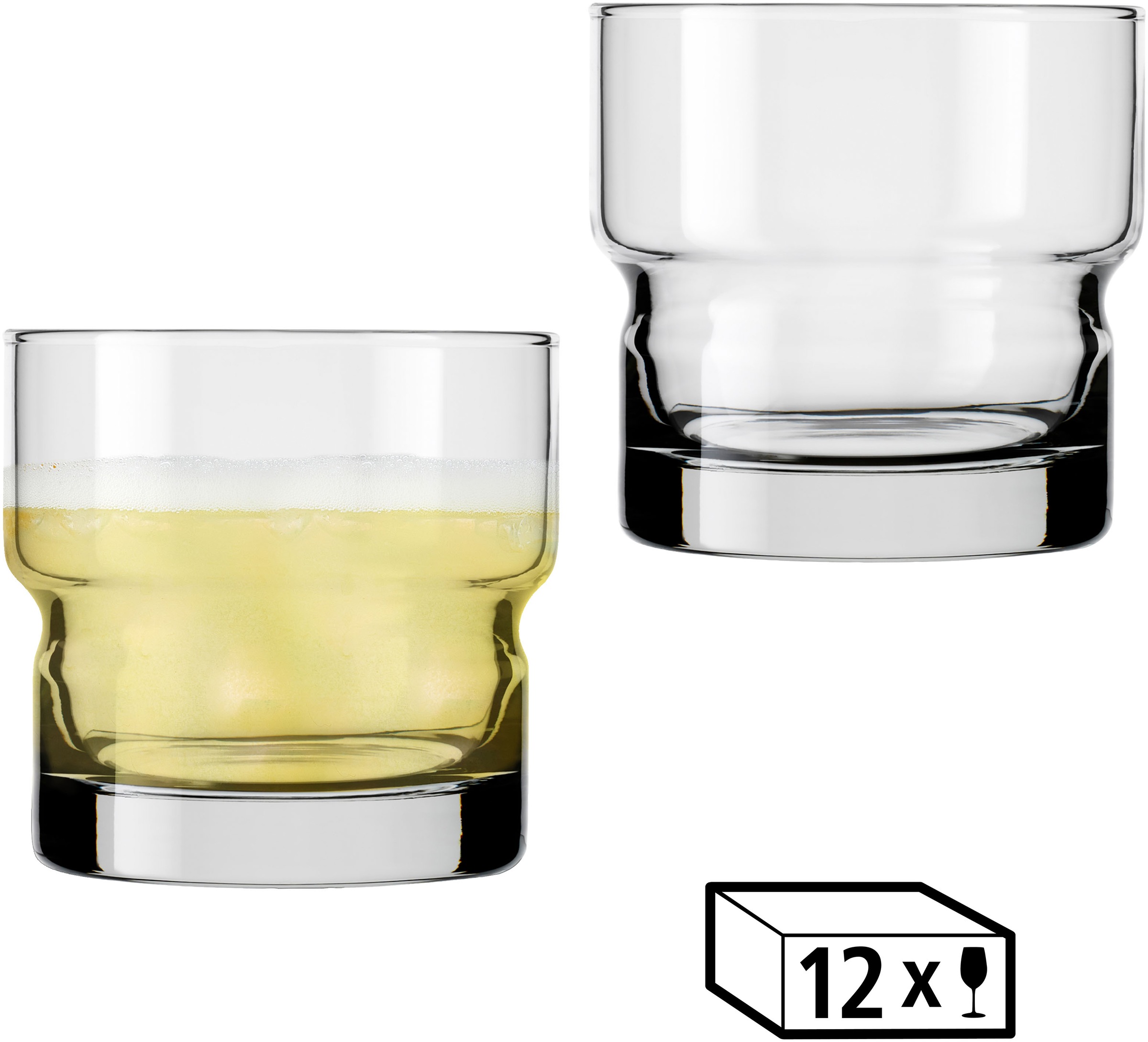 LIBBEY Gläser-Set »D.O.F. Glas -NEWTON- 355 ml, Ø: 9 cm, H: 9 cm, 12er Set« günstig online kaufen
