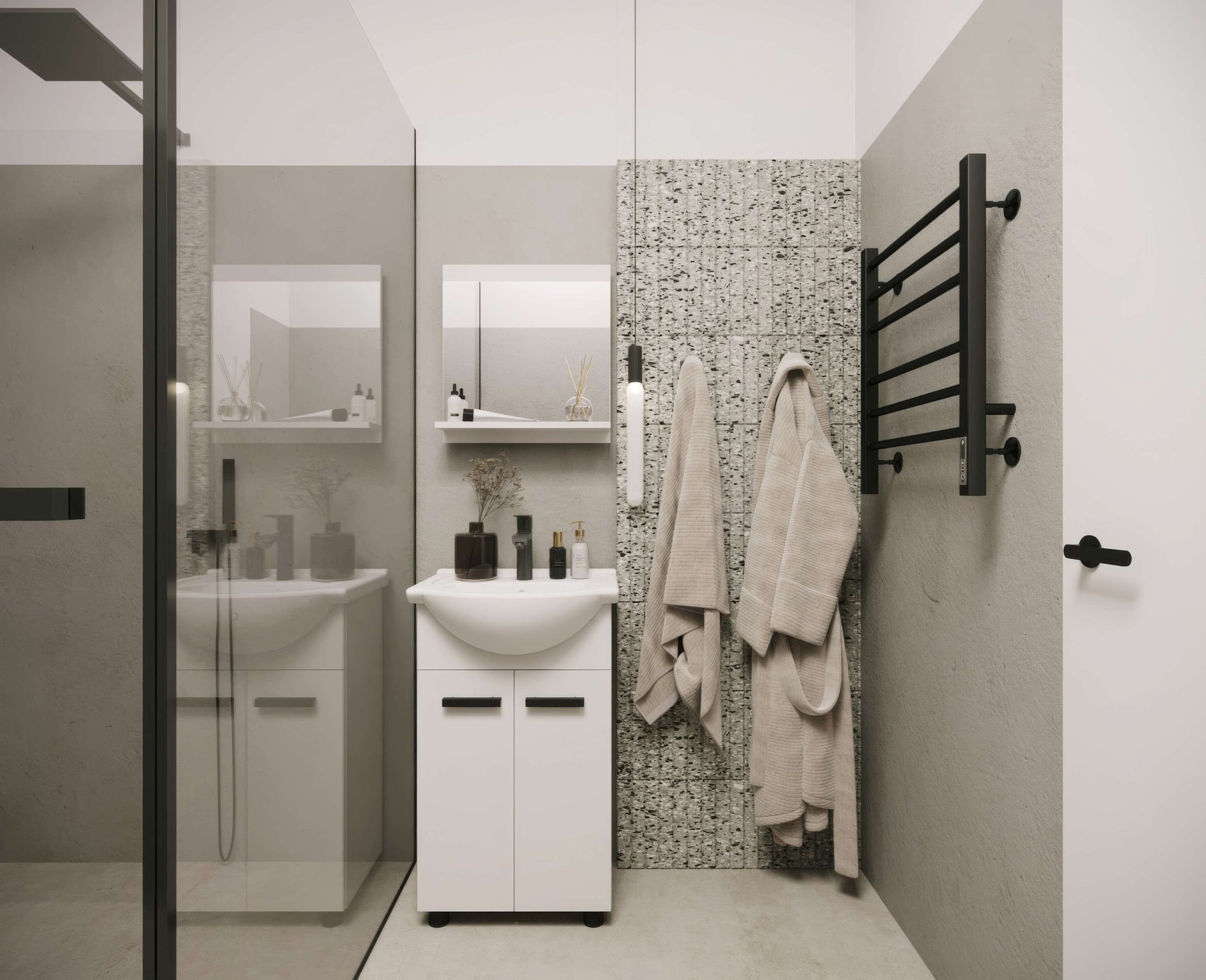 welltime Badmöbel-Set »Badmöbel-Set Paulo, Waschbeckenunterschrank mit Wasc günstig online kaufen