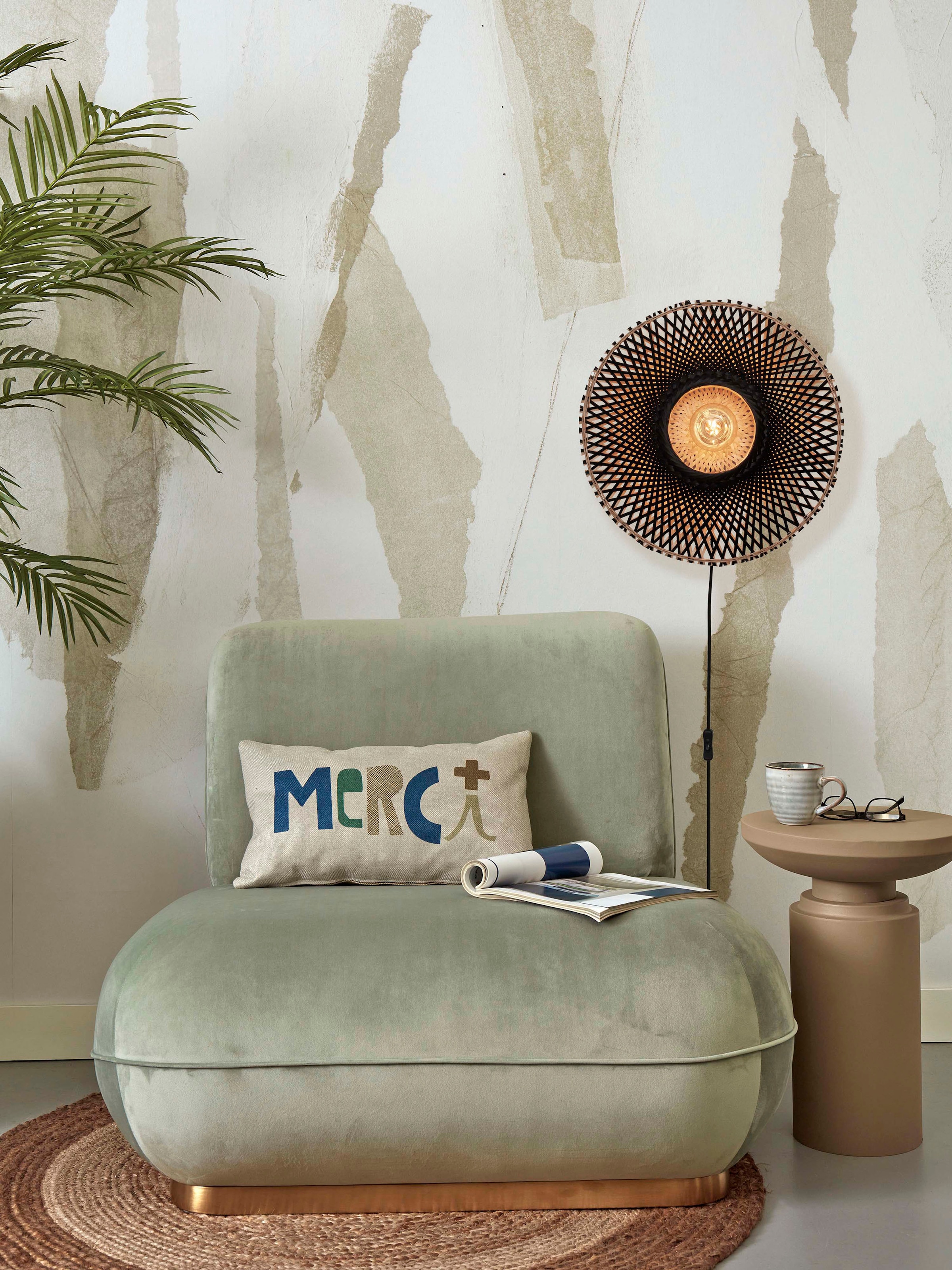 GOOD&MOJO Wandleuchte »KALIMANTAN«, 1 flammig, Leuchtmittel E27 | ohne Leuchtmittel
