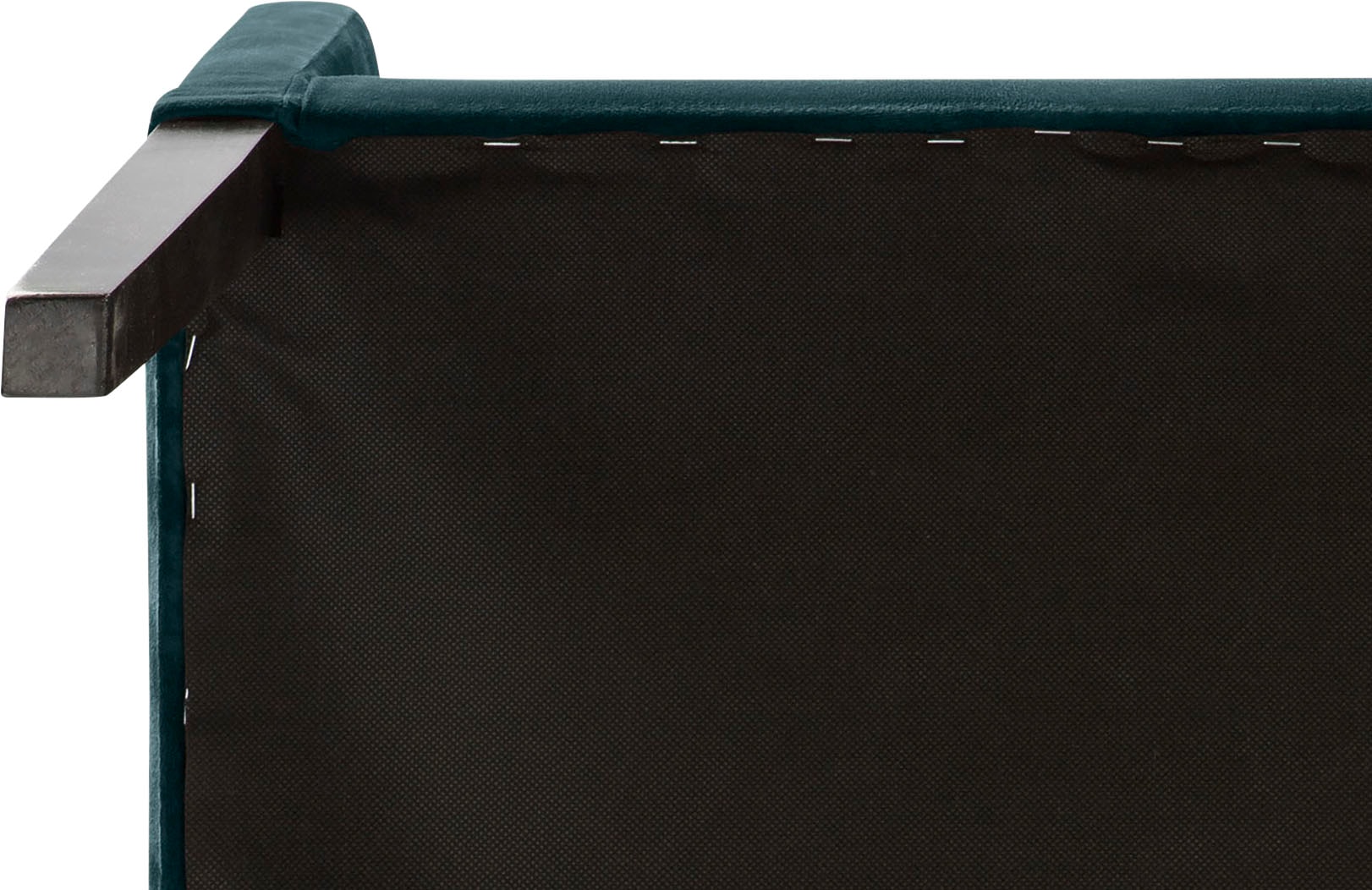Fink Armlehnstuhl »MARTIN«, Samtvelours VELVET, mit schmalen, schwarzen Beinen