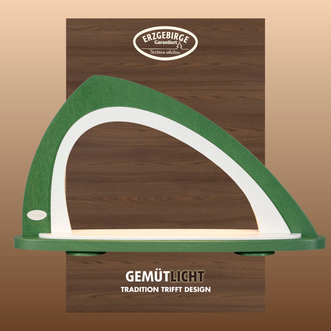 Weigla LED Schwibbogen »Weihnachtsdeko, Made in Germany« 1 Stk. Leerbogen zum Selbstbestücken, asymmetrisch