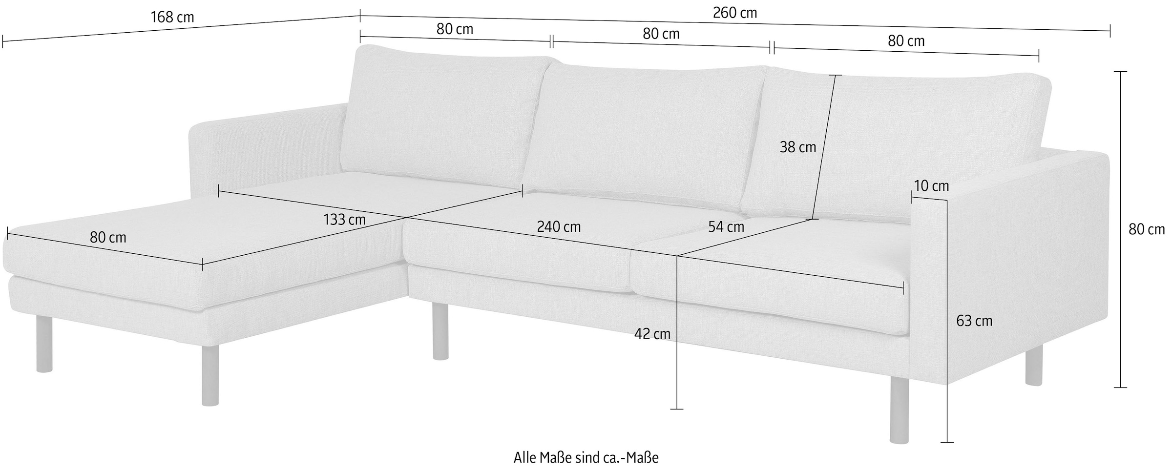 GEPADE Ecksofa », L-Form«