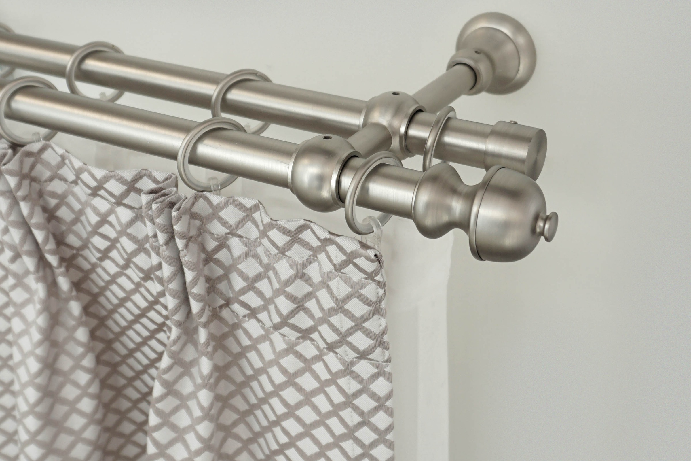 GARESA Gardinenstange »ANDREA« Ø 20 mm 2 läufig-läufig Wunschmaßlänge;Träge günstig online kaufen