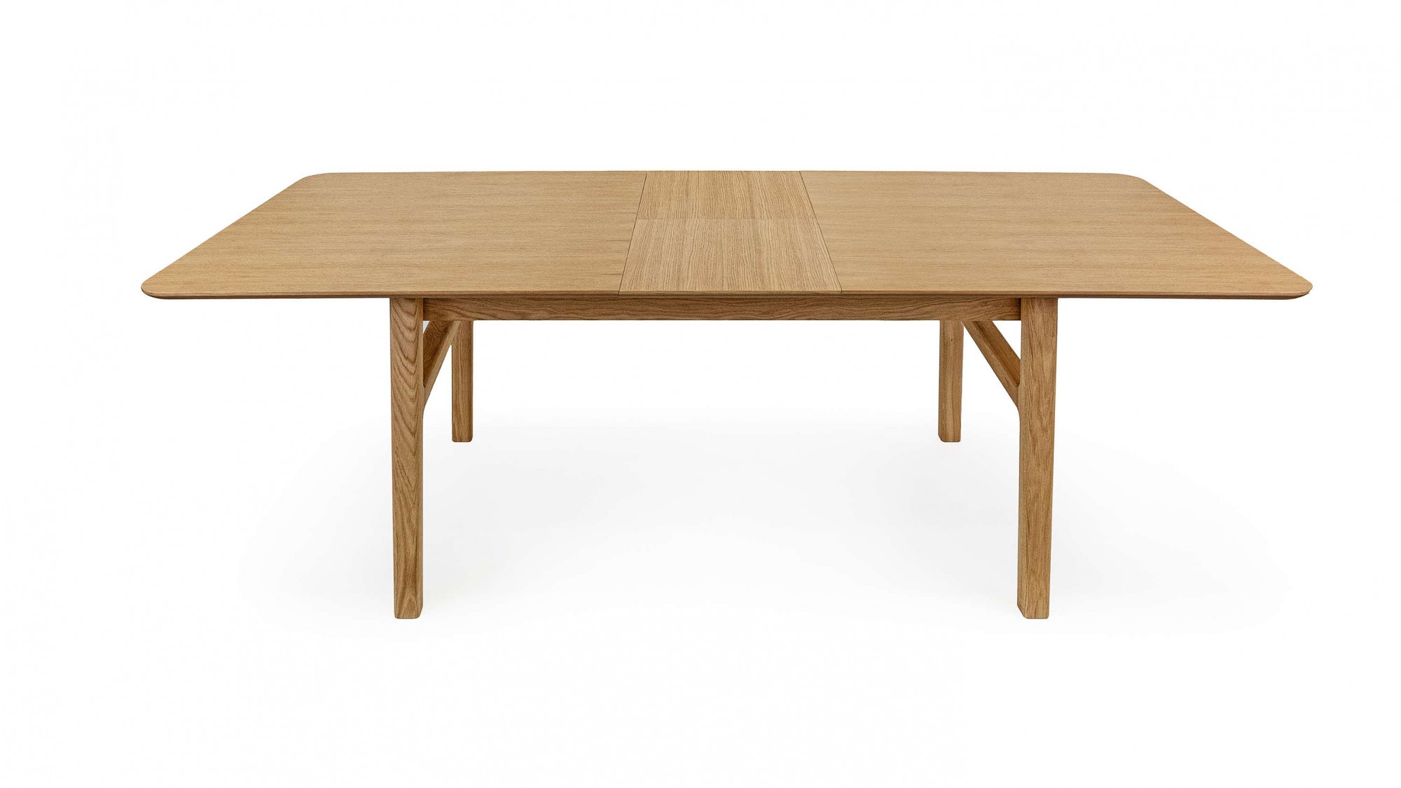 Woodman Esstisch »Curved« Scandi Design, Breite 180 cm, ausziehbar auf 220 günstig online kaufen
