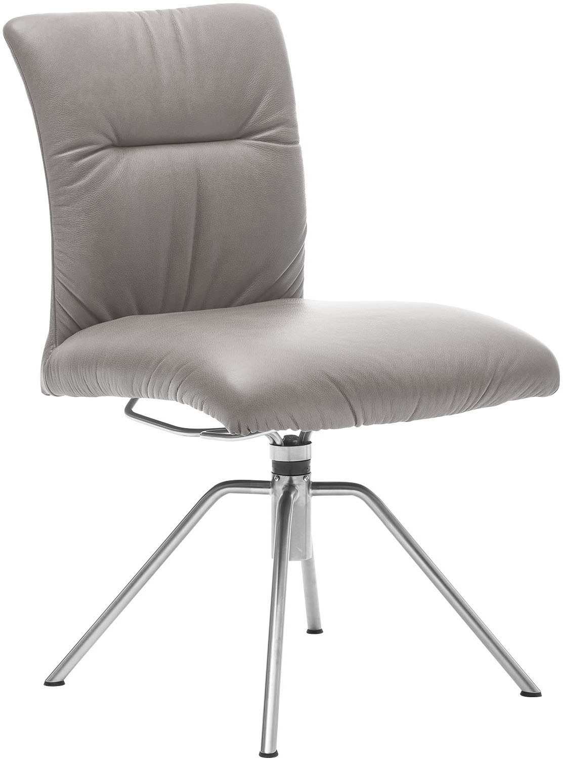 Musterring Polsterstuhl »Helmond 6600« (Packung) 1 Stk. Echtleder Gestell E günstig online kaufen