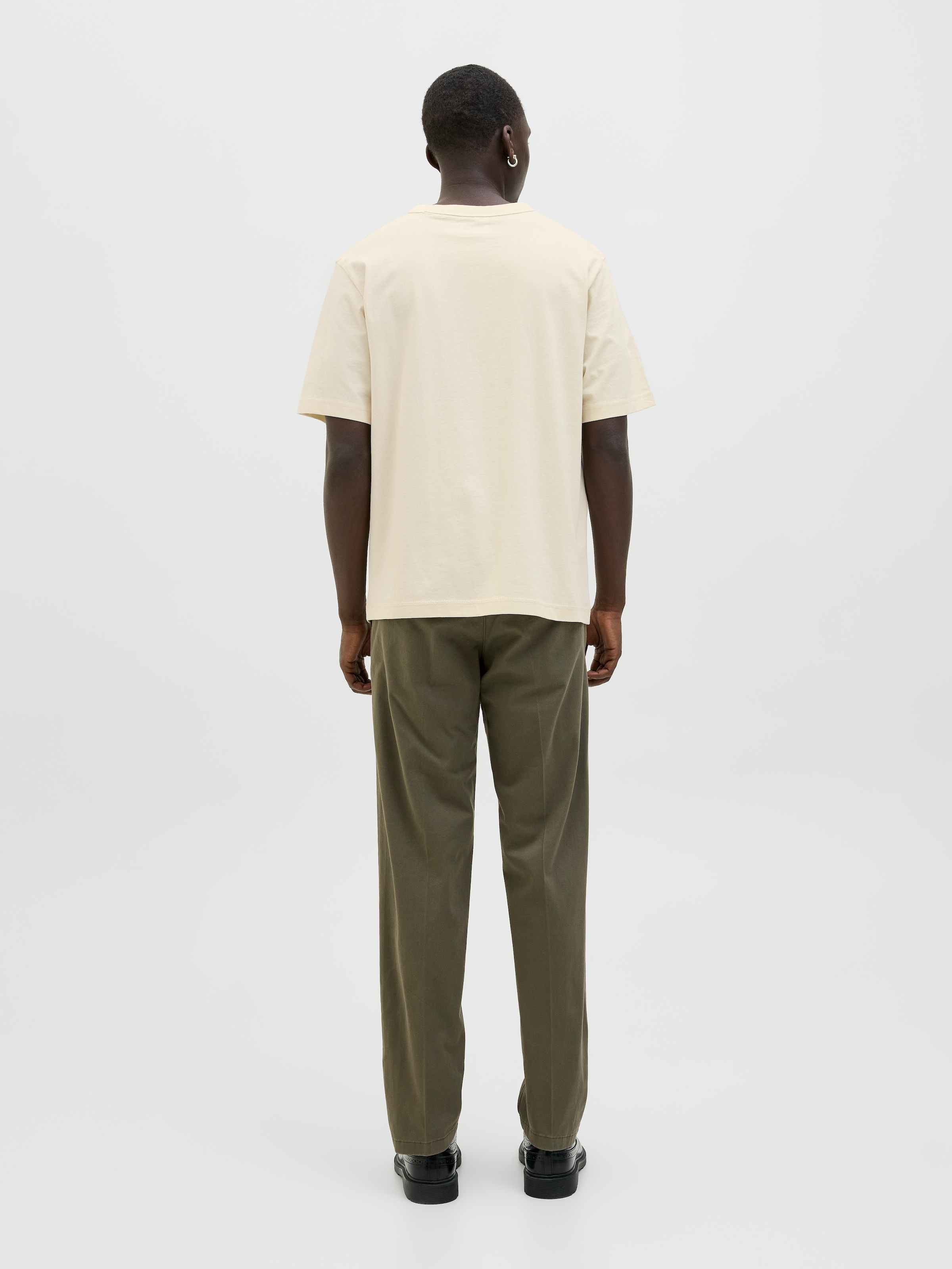 Jack & Jones Rundhalsshirt »JJEDOVER TEE SS CREW NECK«