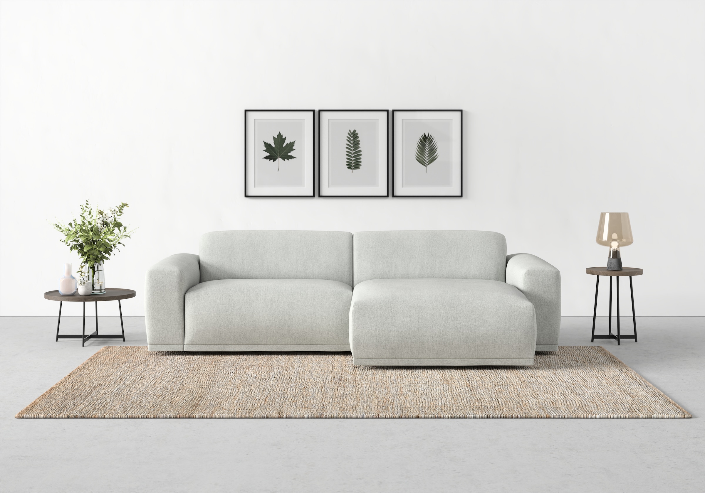 TRENDMANUFAKTUR Ecksofa "Braga, mit hochwertigem Kaltschaum, L-Form, in Cor günstig online kaufen