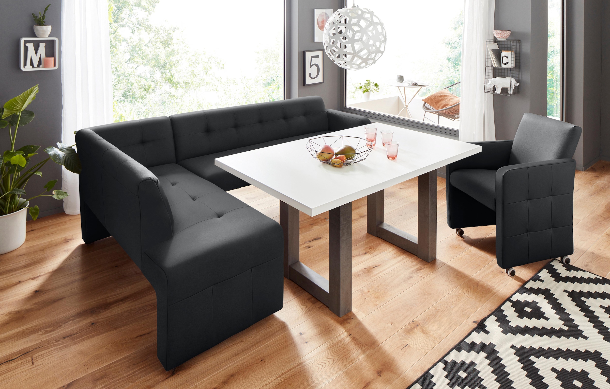 exxpo - sofa fashion Eckbank »Barista«, Frei im Raum stellbar