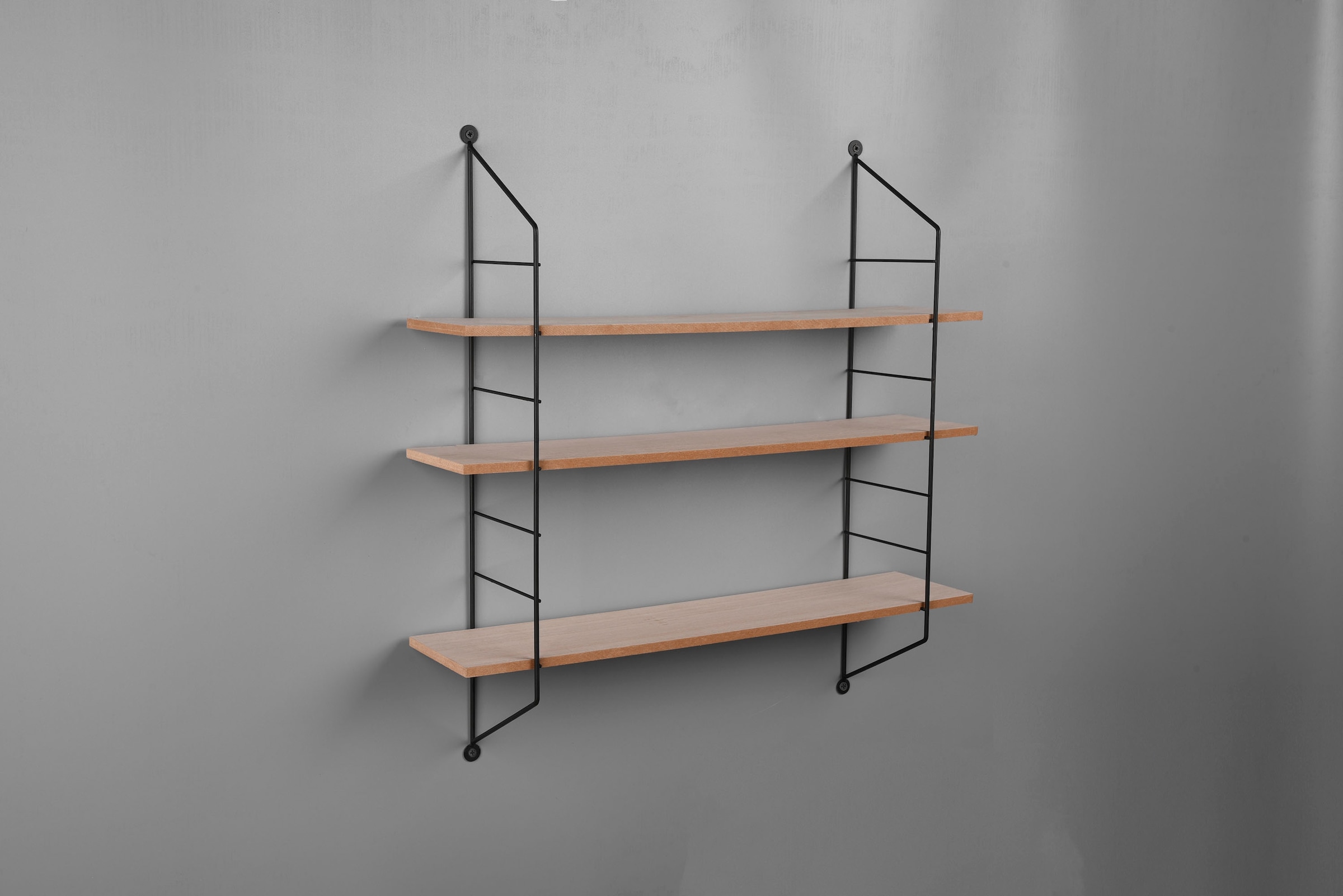 MIRRORS AND MORE Ablageregal »Clara«, (1 St.), Kombination aus Holz und Metall