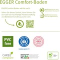 EGGER Korklaminat »Comfort EHC018 Tschita Eiche«, (Packung), 8mm, 1,995m² - nachhaltiger Fußboden - braun