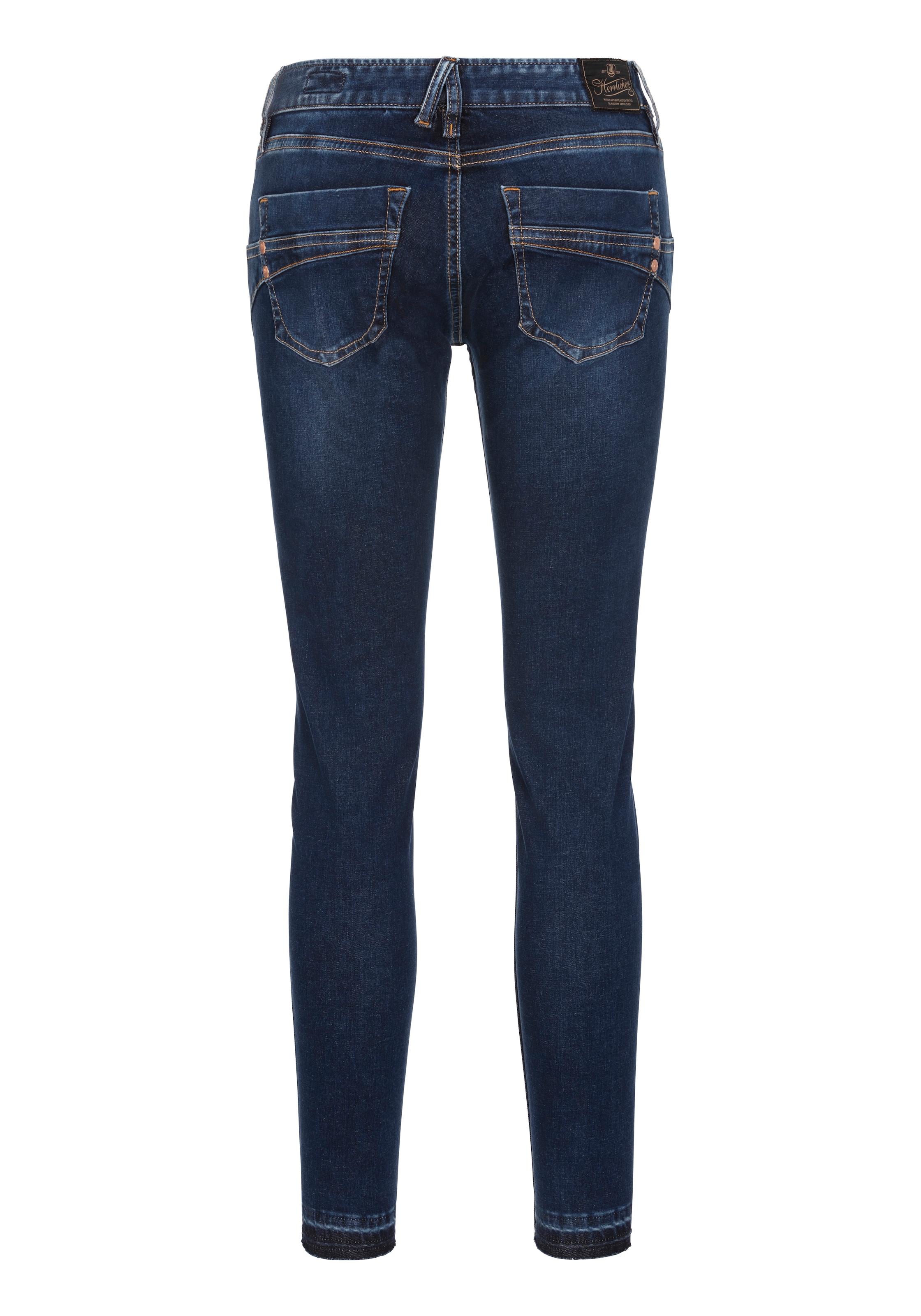 Herrlicher Slim-fit-Jeans »Touch Cropped Reused Denim«, mit verkürzter Länge